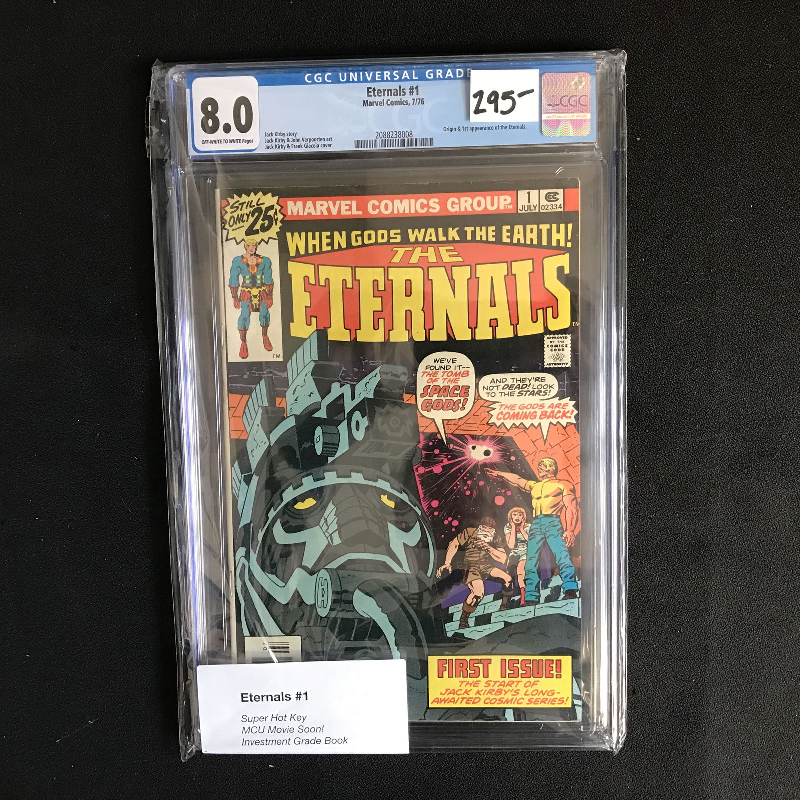 ETERNALS #1 CGC GRADE 8.0 (MARVEL COMICS) 1976 (1 of 1)