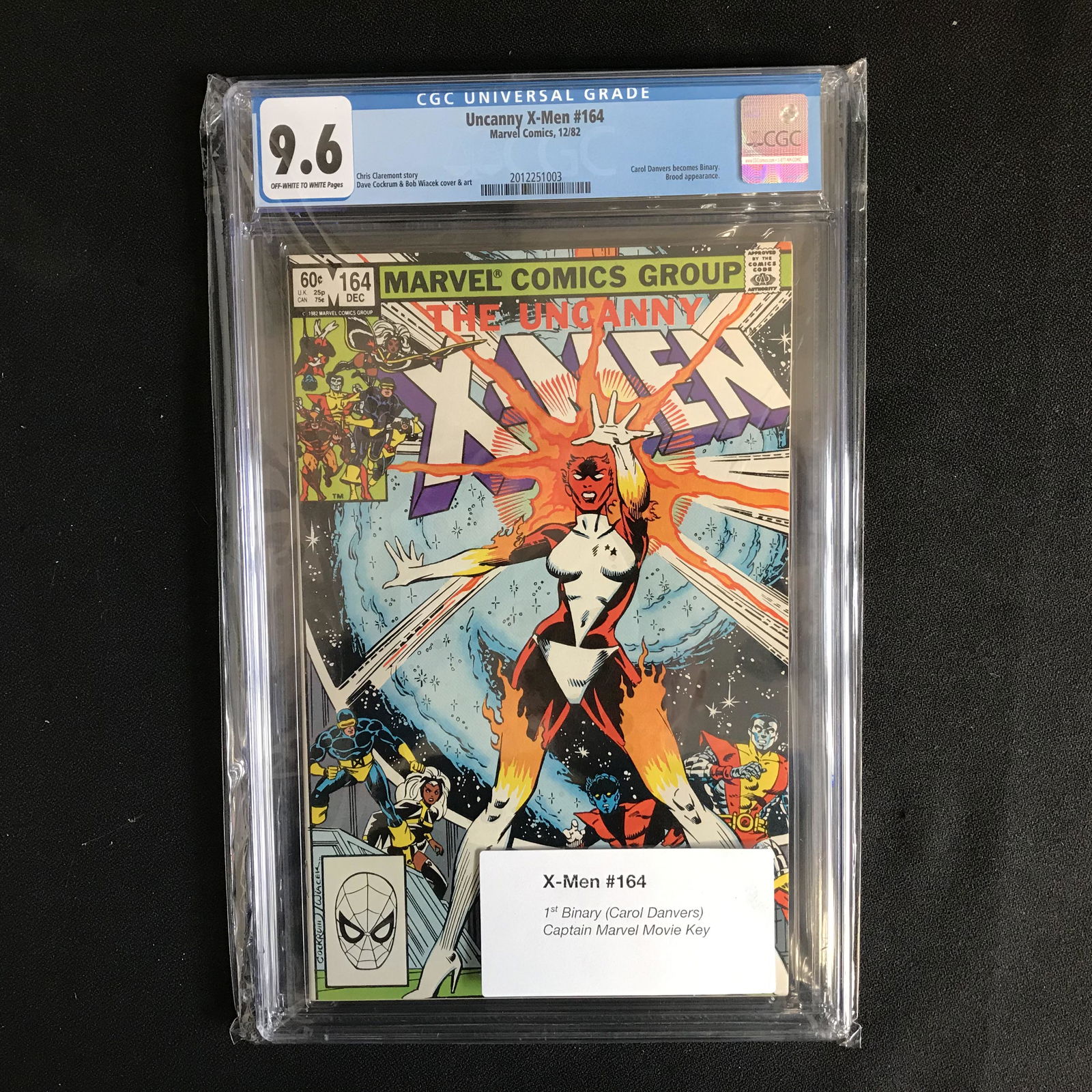 UNCANNY X-MEN #164 CGC GRADED 9.6 (MARVEL COMICS) 1982 (1 of 1)