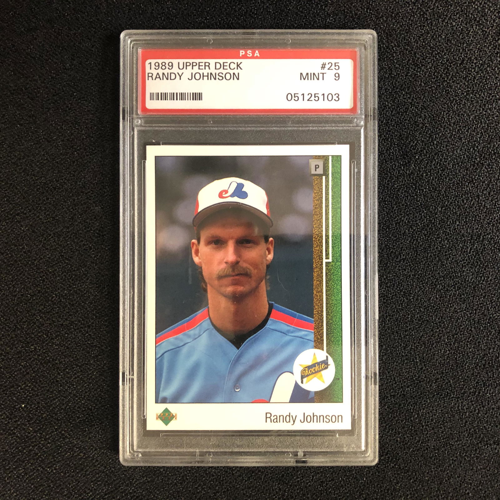 1989 UPPER DECK #25 RANDY JOHNSON (MINT 9): 1989 UPPER DECK #25 RANDY JOHNSON (MINT 9)