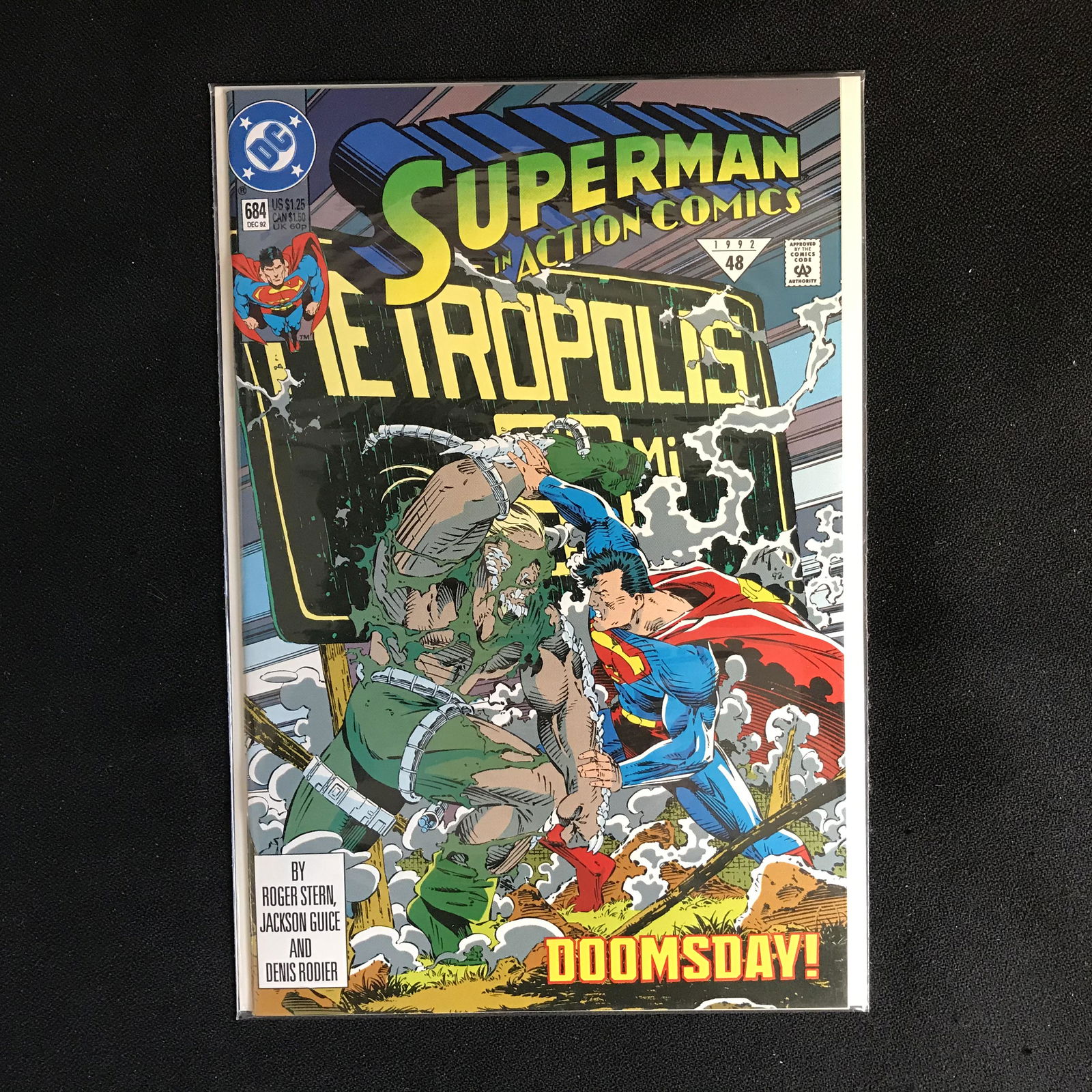 SUPERMAN in Action Comics 684 (DC COMICS) (1 of 1)