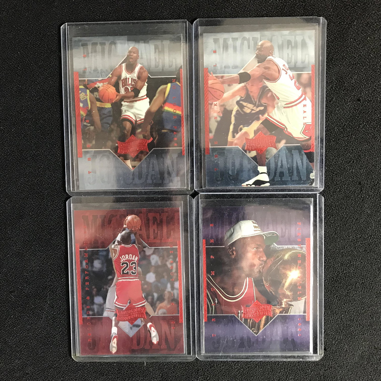 MICHAEL JORDAN BASKETBALL CARD LOT: MICHAEL JORDAN BASKETBALL CARD LOT