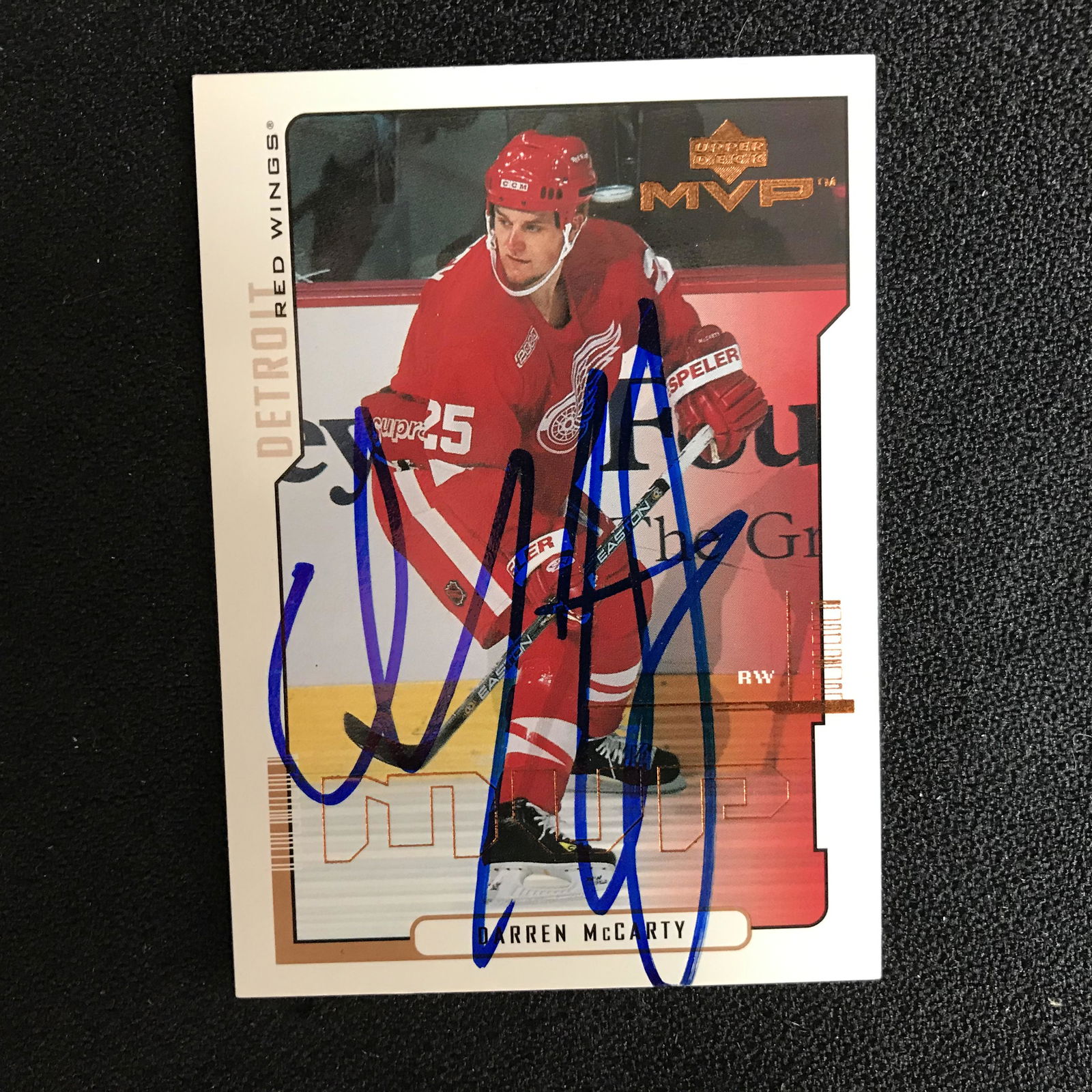 DARREN McCARTY SIGNED UPPER DECK MVP HOCKEY CARD (1 of 1)