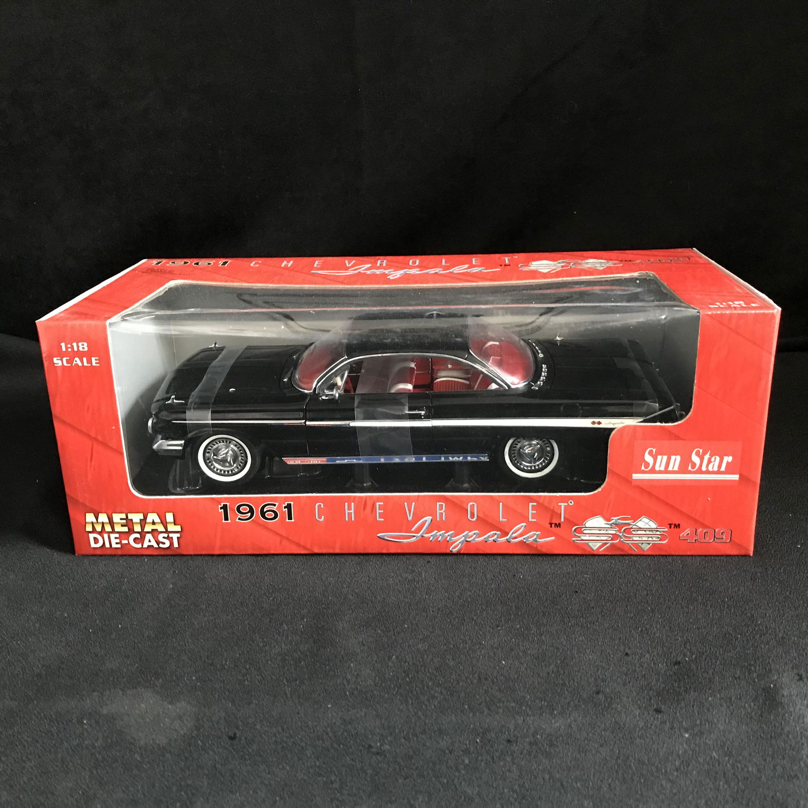 1:18 SCALE SUN STAR METAL DIE-CAST CHEVY IMPALA SS 409 (1 of 2)