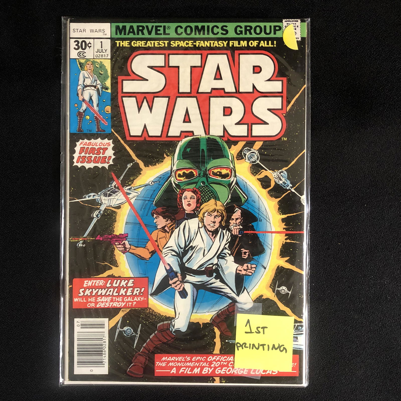 STAR WARS #1 (MARVEL COMICS) 1st Printing (1 of 1)
