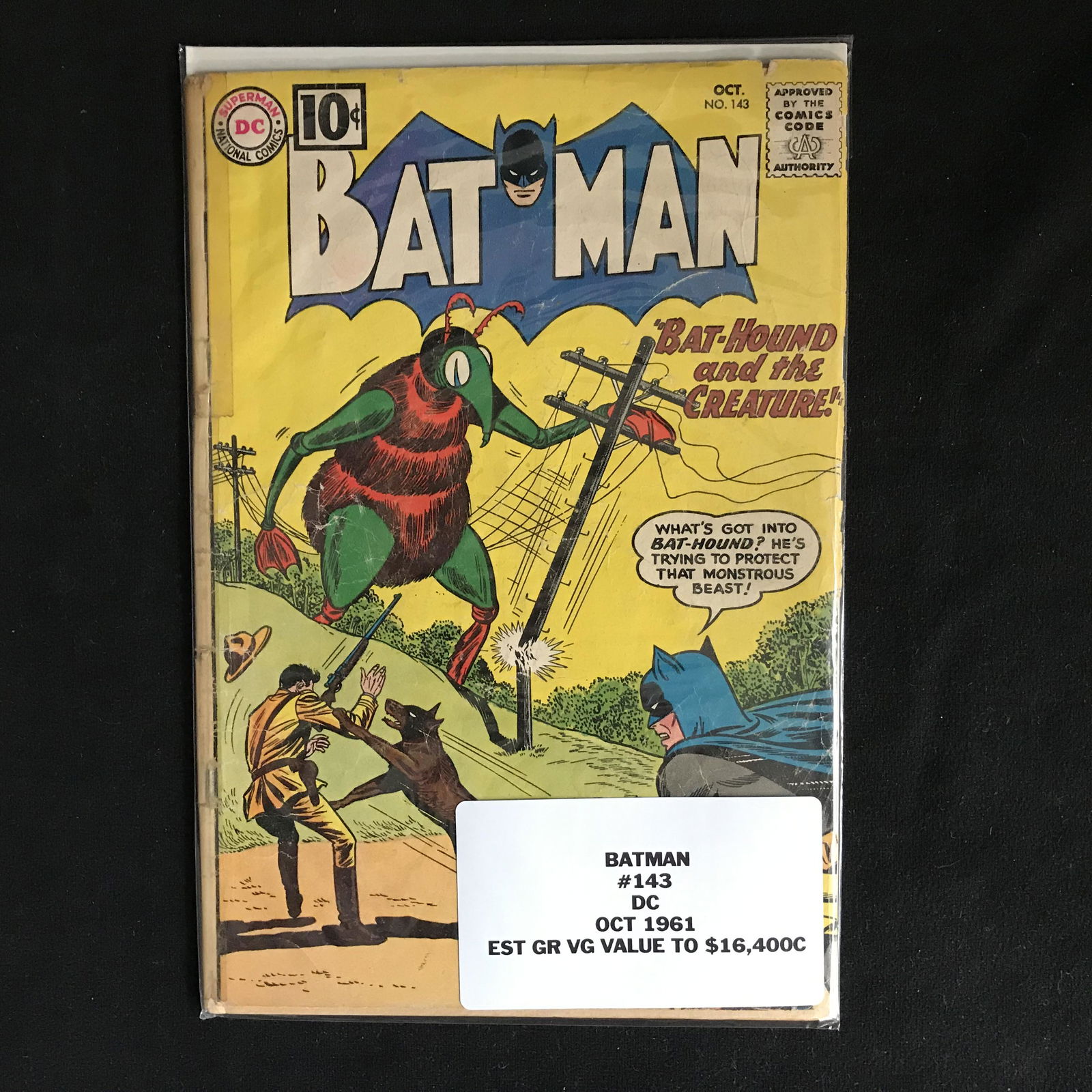 BATMAN #143 (DC COMICS) 1961 (1 of 1)