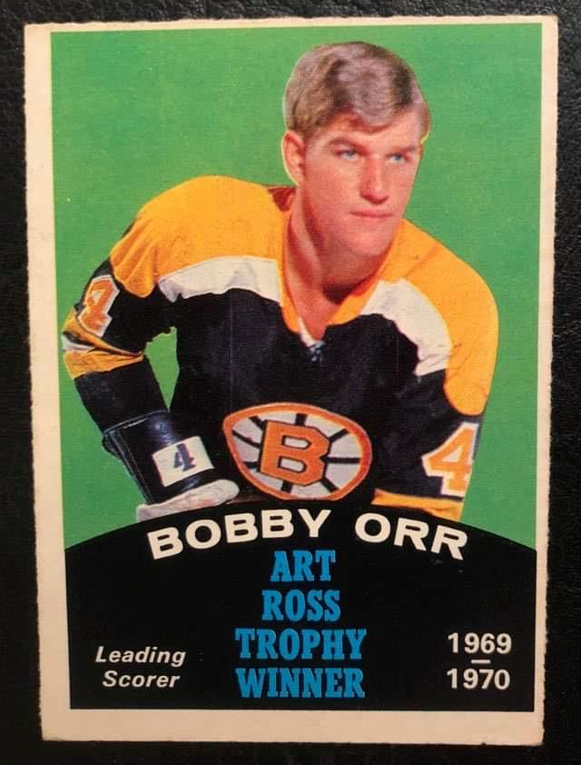 1970-71 O-Pee-Chee #249 Bobby Orr Art Ross Trophy Winne: 1970-71 O-Pee-Chee #249 Bobby Orr Art Ross Trophy Winner