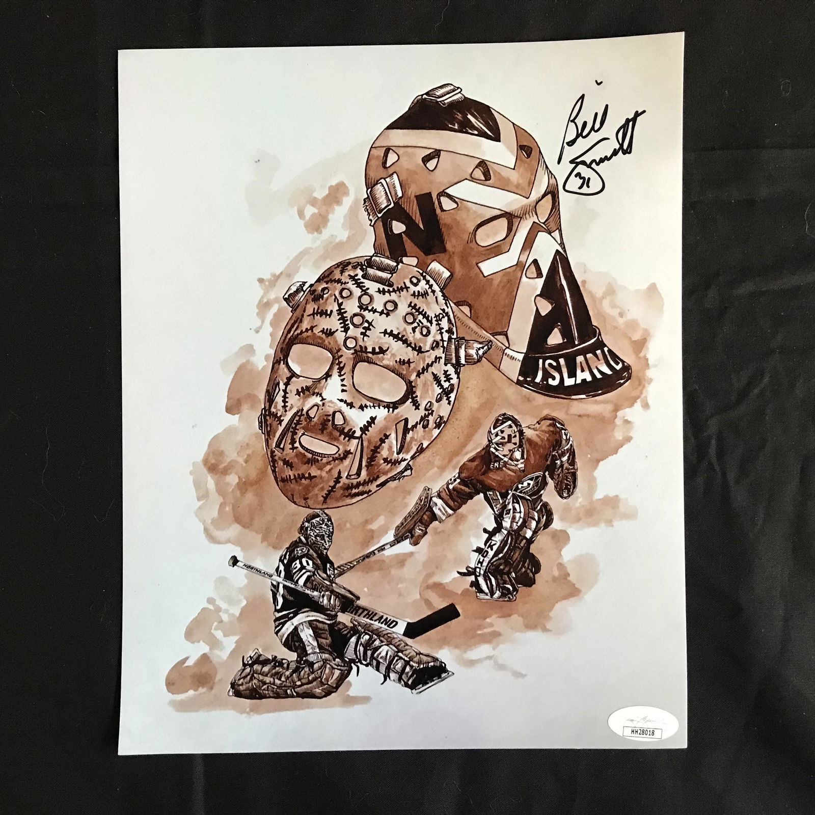 BILLY SMITH SIGNED HOCKEY ART PRINT (JSA COA) (1 of 1)