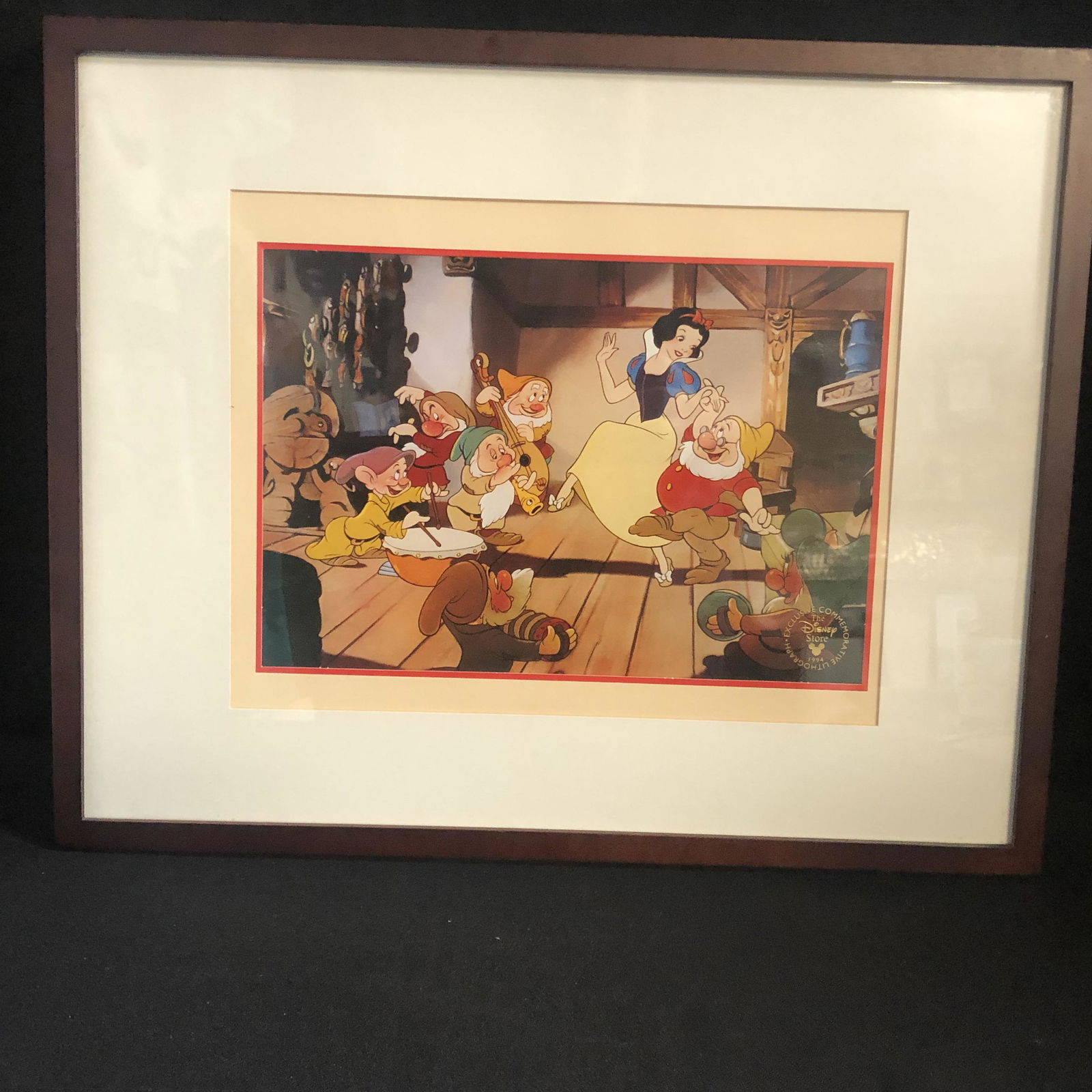 Snow White and the Seven Dwarfs 1994 Commemorative Lith (1 of 3)