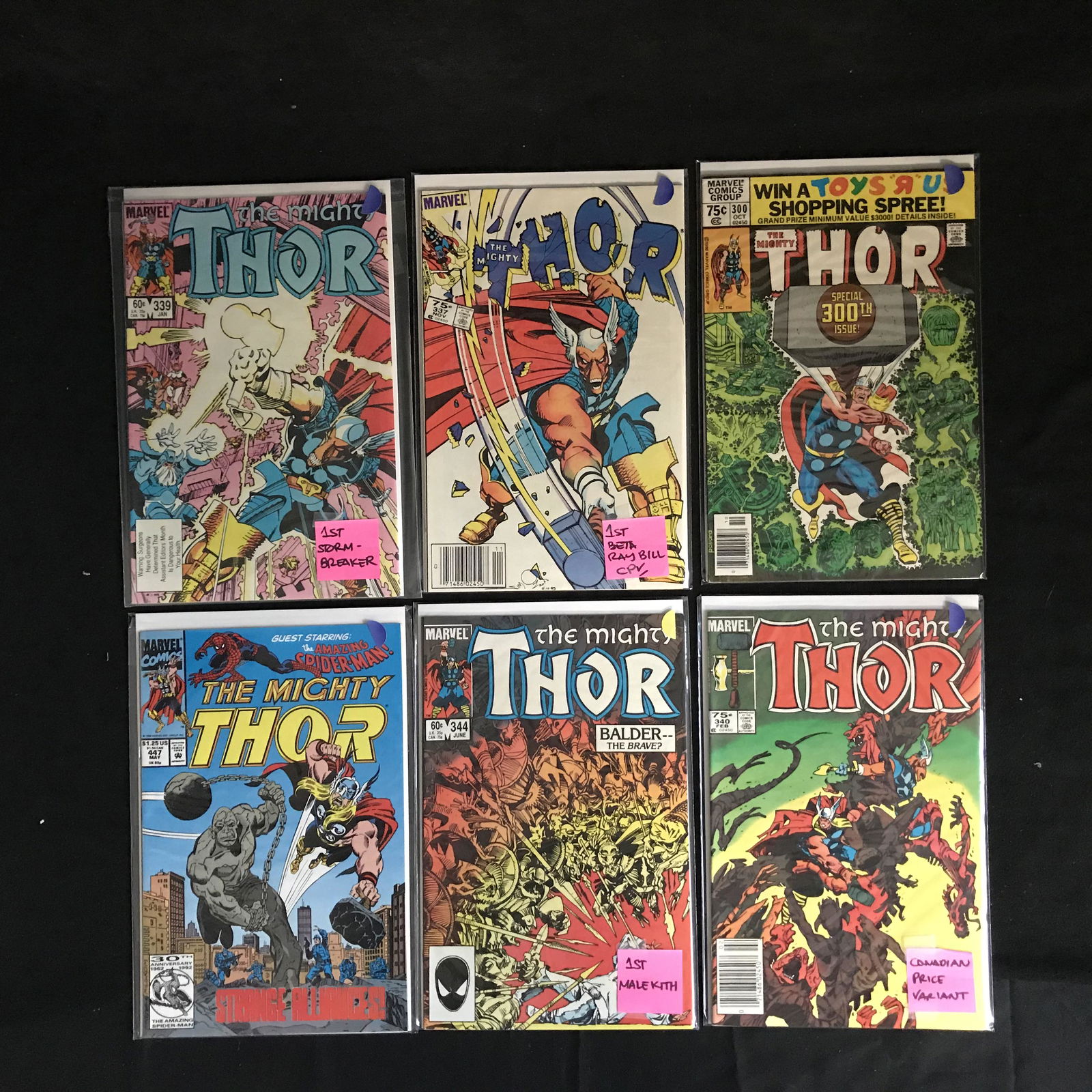 MIXED THOR COMIC BOOK LOT (MARVEL COMICS) (1 of 1)