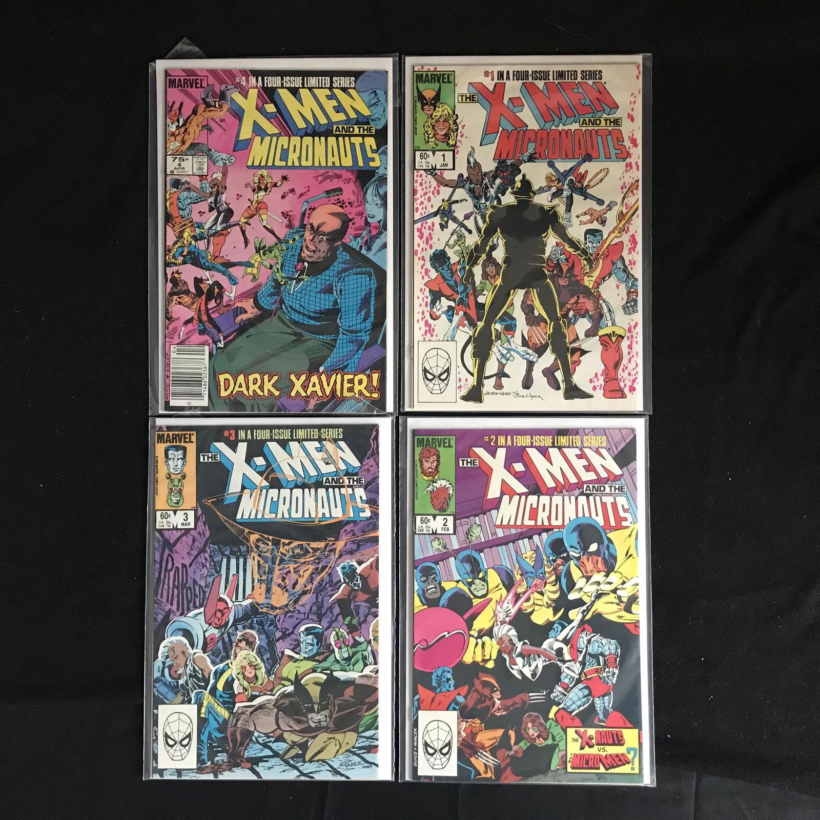 X-MEN and The MICRONAUTS COMIC BOOK LOT (MARVEL COMICS) (1 of 1)