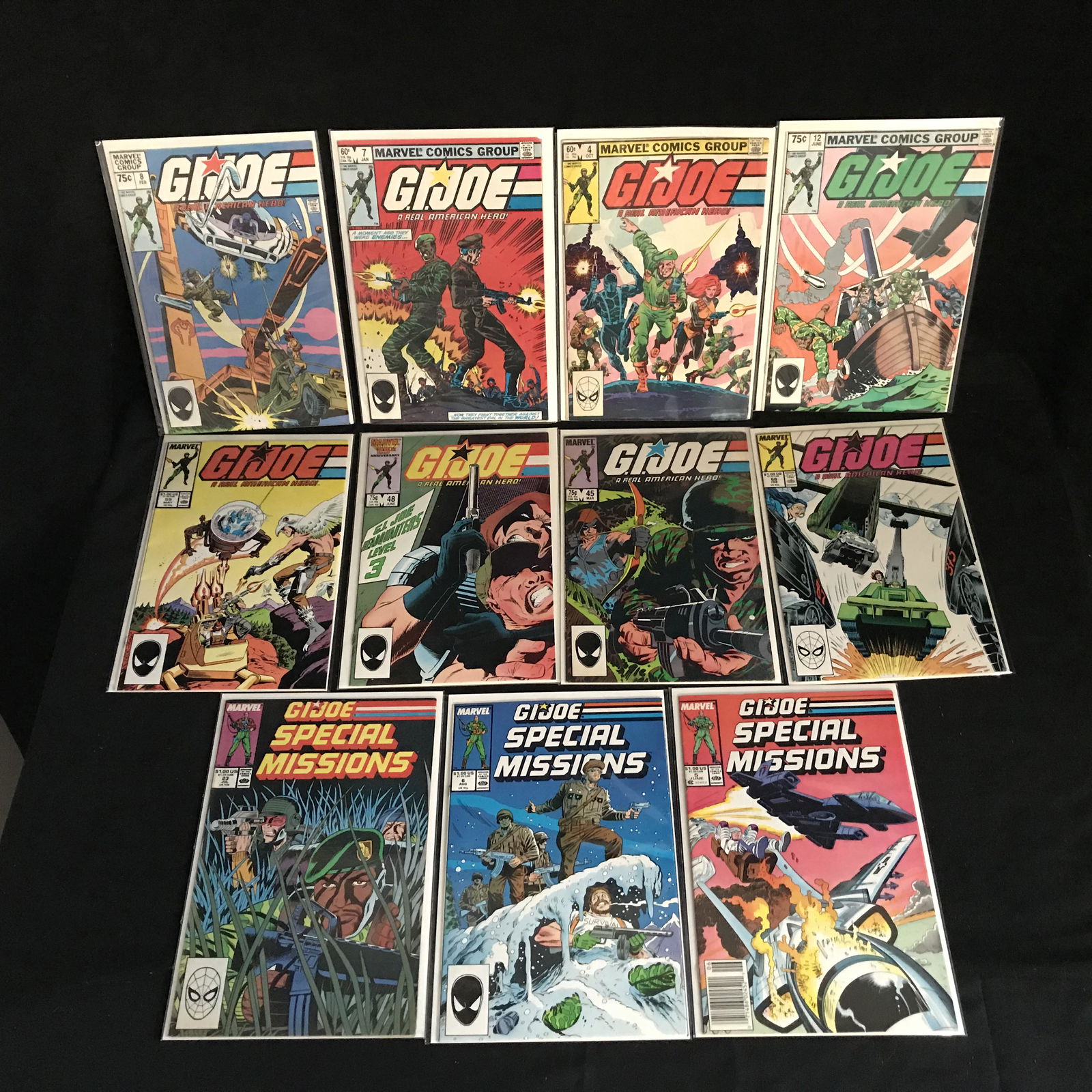 G.I JOE COMIC BOOK LOT (,MARVEL COMICS) (1 of 1)