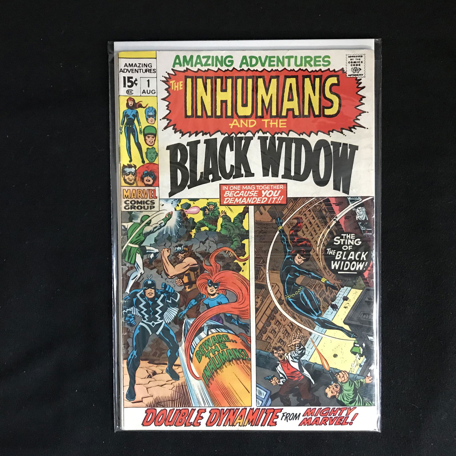 AMAZING ADVENTURES The INHUMANS and the BLACK WIDOW #1 (1 of 1)