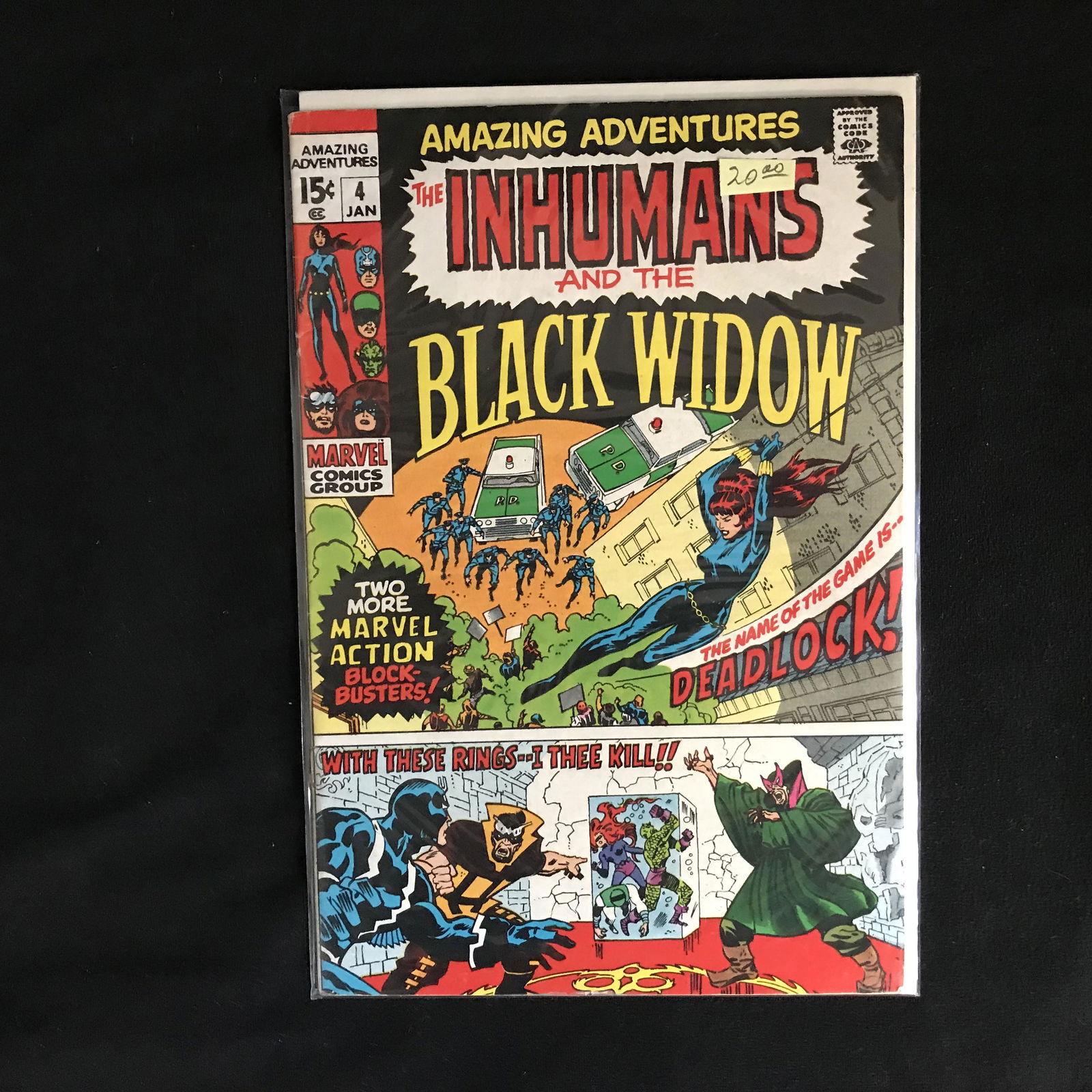 AMAZING ADVENTURES The INHUMANS and the BLACK WIDOW #4 (1 of 1)