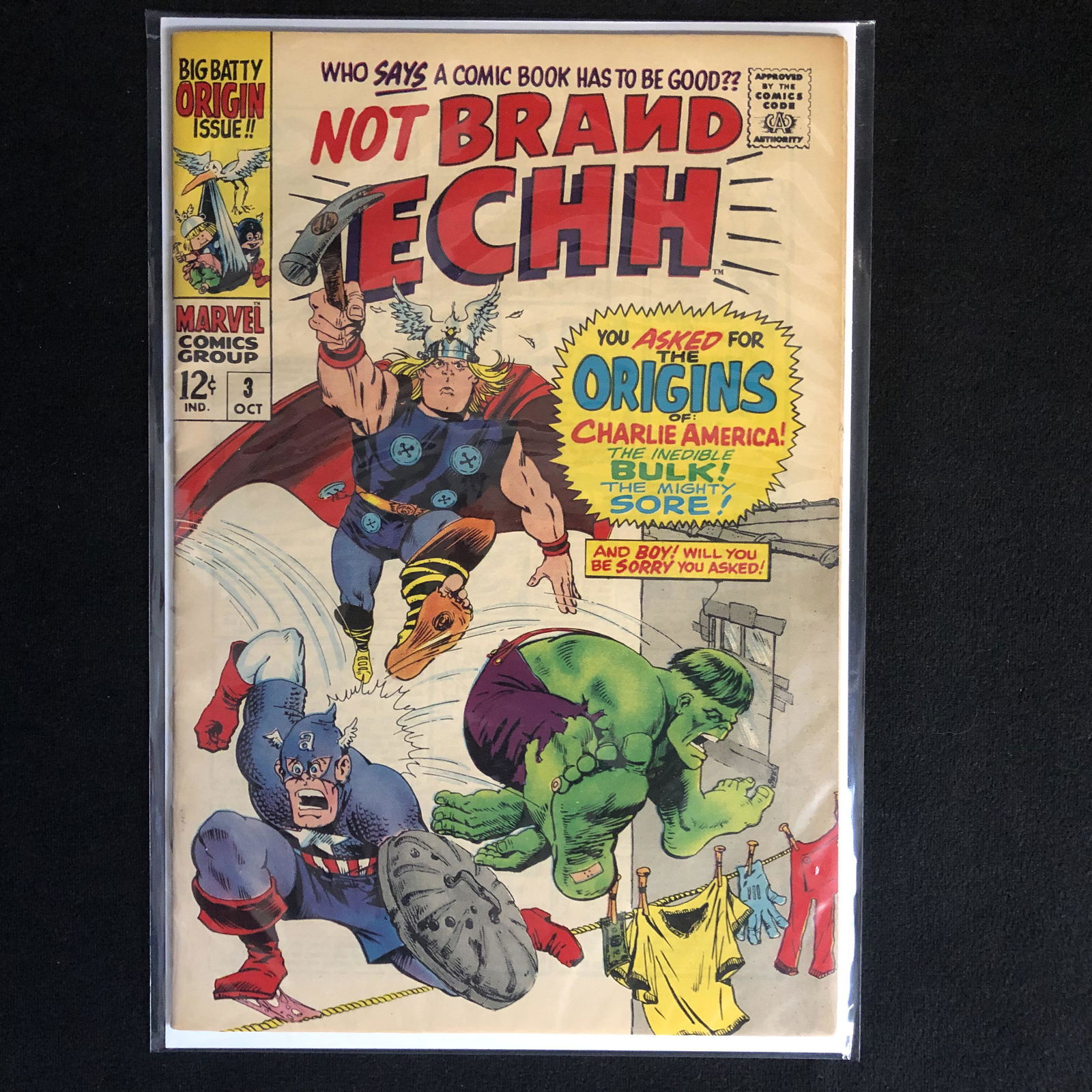 MARVEL COMICS NOT BRAND ECHH  NO.3 (1 of 1)