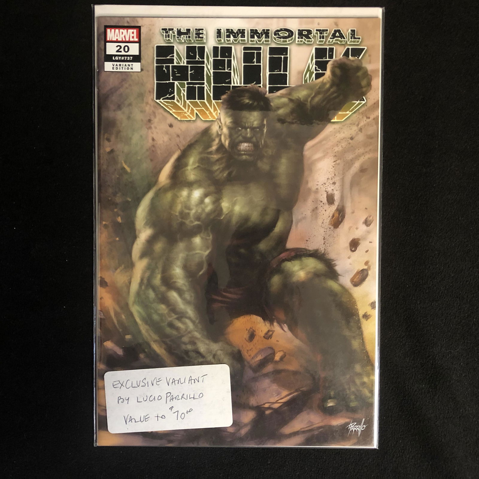 THE IMMORTAL HULK NO.20 ECLUSIVE VARIANT COVER (1 of 1)