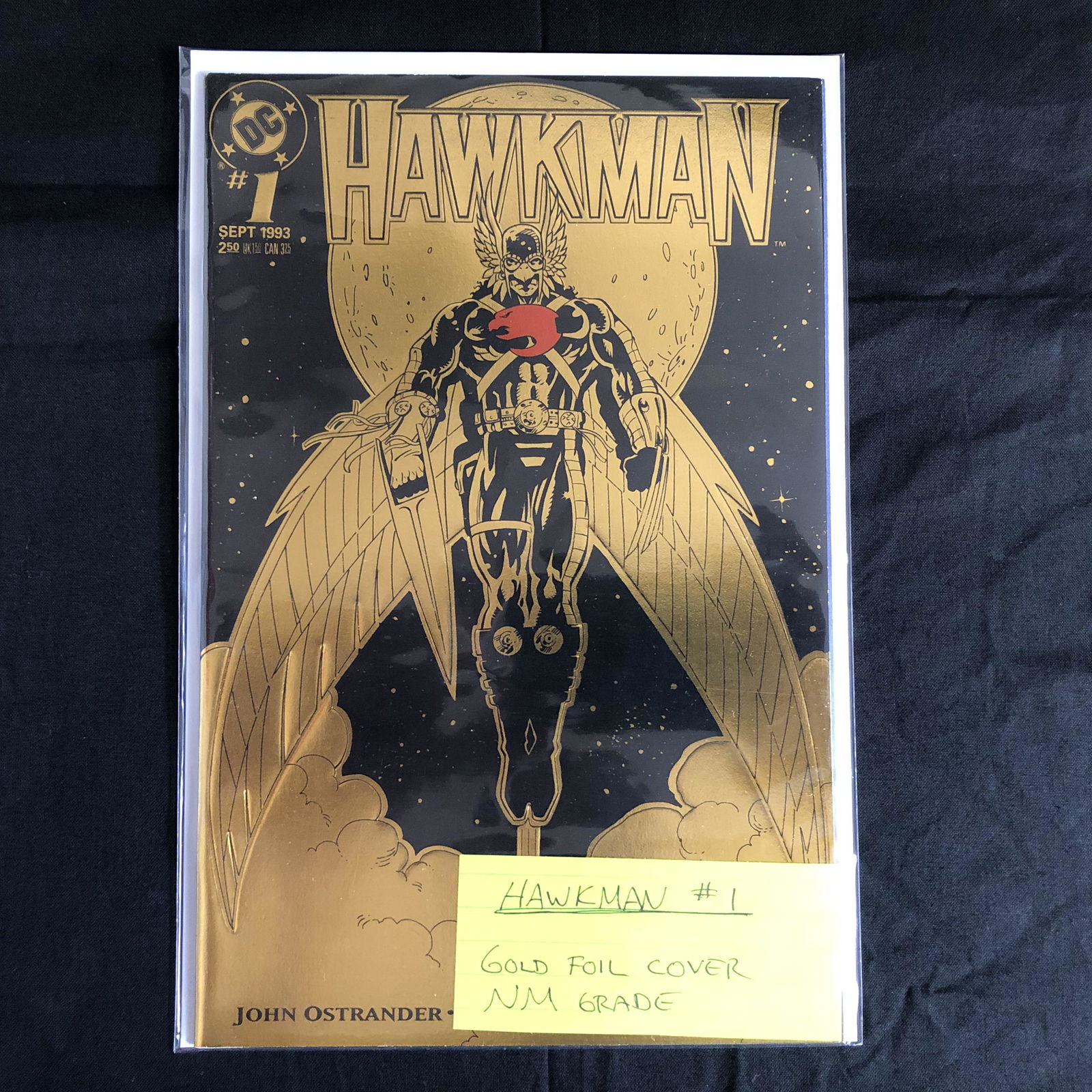 DC COMICS  HAWKMAN NO. 1 GOLD FOIL COVER (1 of 1)