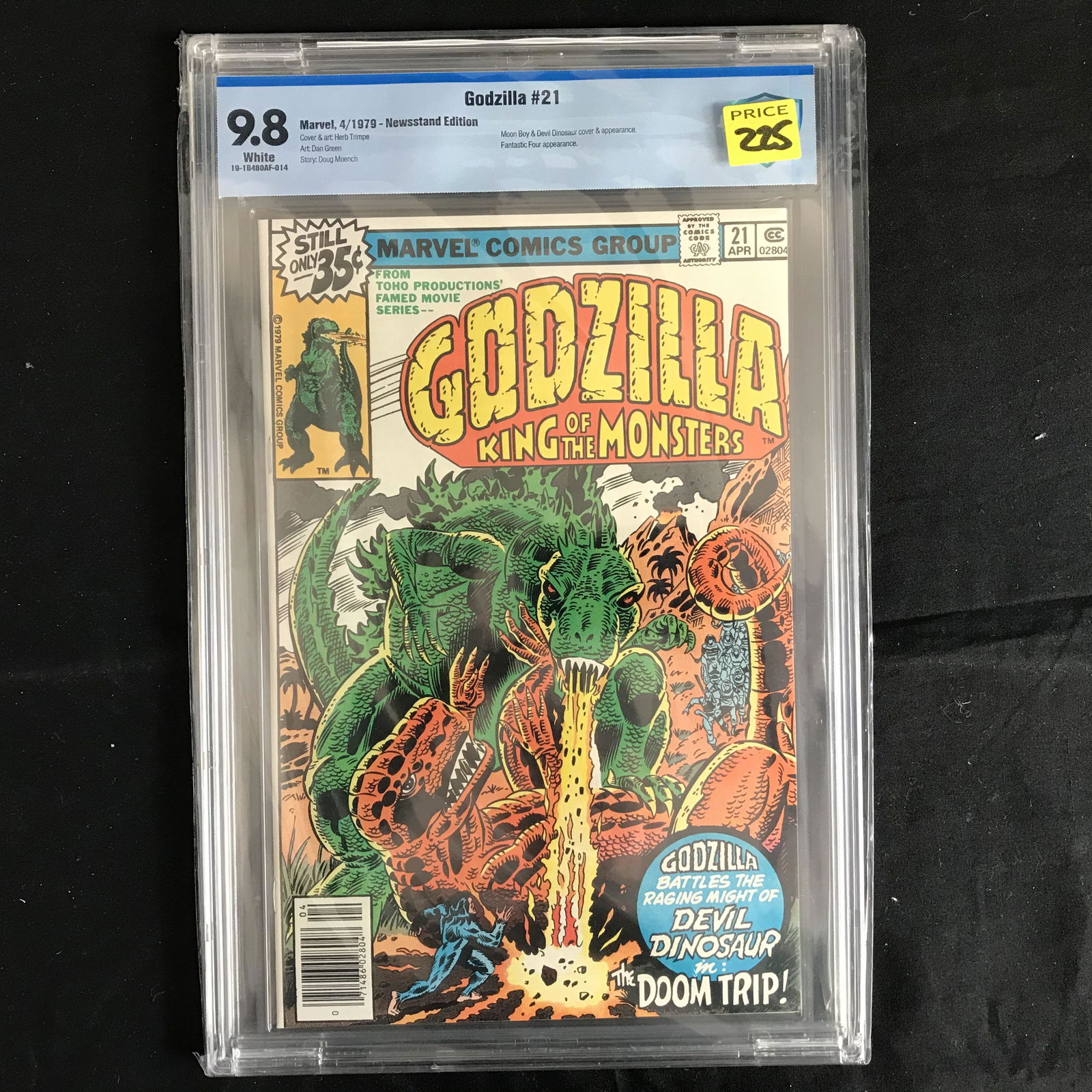 MARVEL COMICS GODZILLA NO.21 CBCS 9.8 (1 of 1)