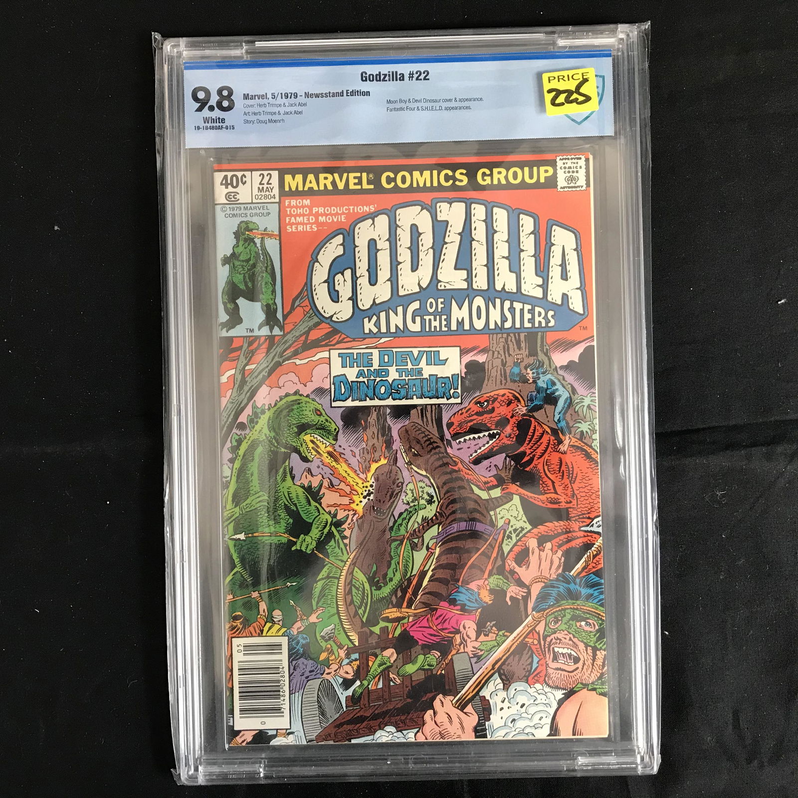 MARVEL COMICS GODZILLA NO.22 CBCS 9.8 (1 of 1)