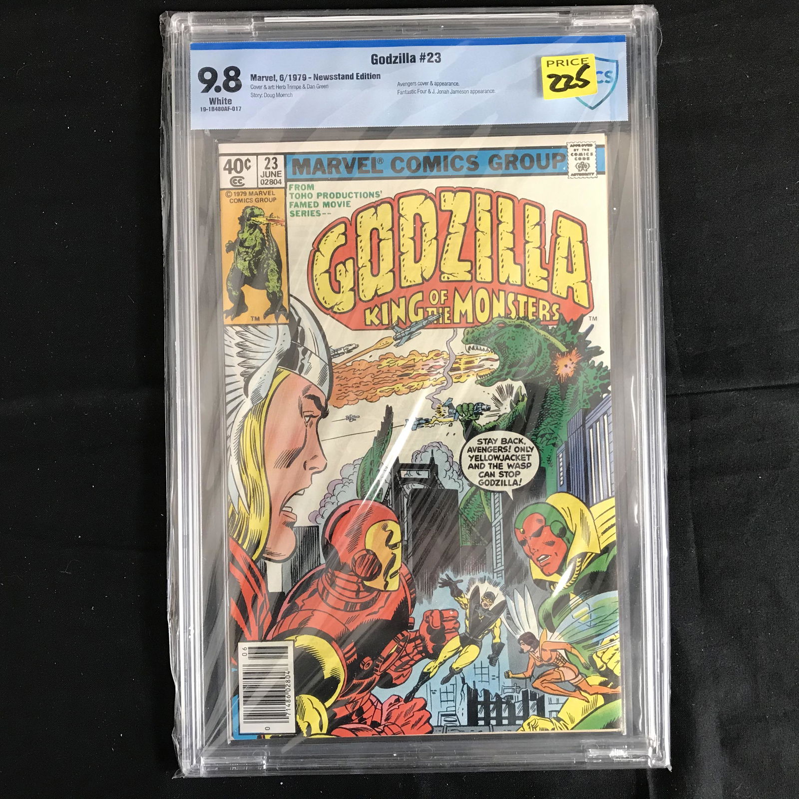 MARVEL COMICS GODZILLA NO.23 CBCS 9.8 (1 of 1)