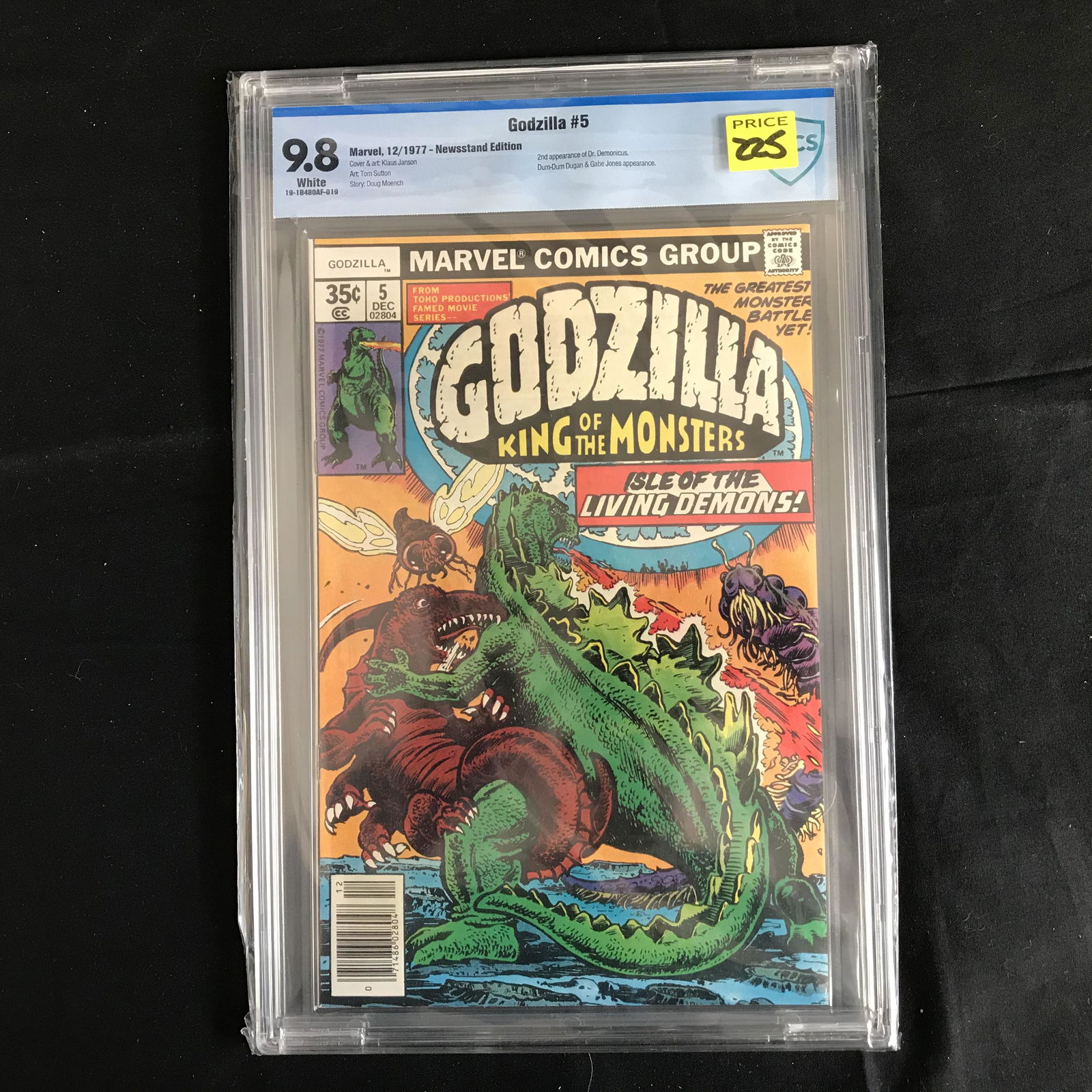 MARVEL COMICS GODZILLA NO.5 (CBCS 9.8) (1 of 1)