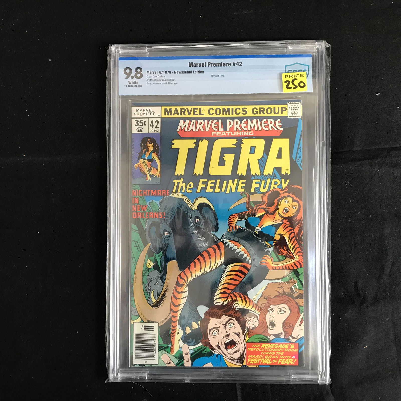 MARVEL COMICS MARVEL PREMIERE NO.42 CBCS 9.8 (1 of 1)