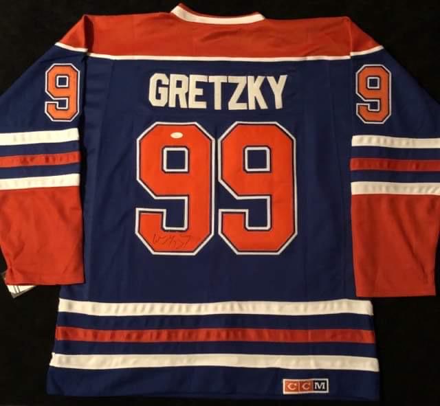 WAYNE GRETZKY SIGNED EDMONTON OILERS JERSEY JSA COA (1 of 3)