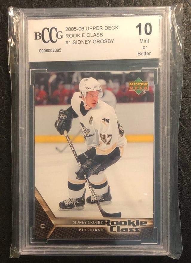 2005-06 UPPER DECK ROOKIE CLASS #1 SIDNEY CROSBY (10 (1 of 2)
