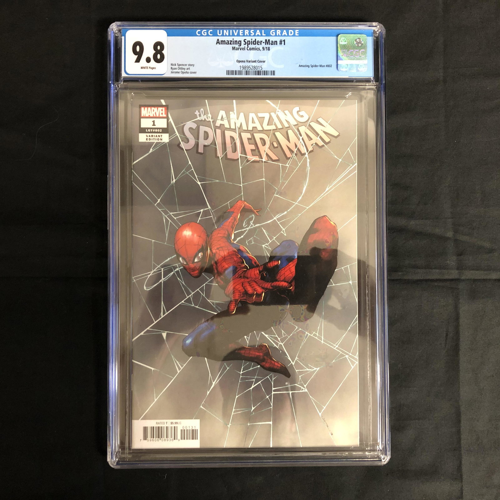 AMAZING SPIDER-MAN #1 CGC GRADE 9.8 (MARVEL COMICS) (1 of 1)
