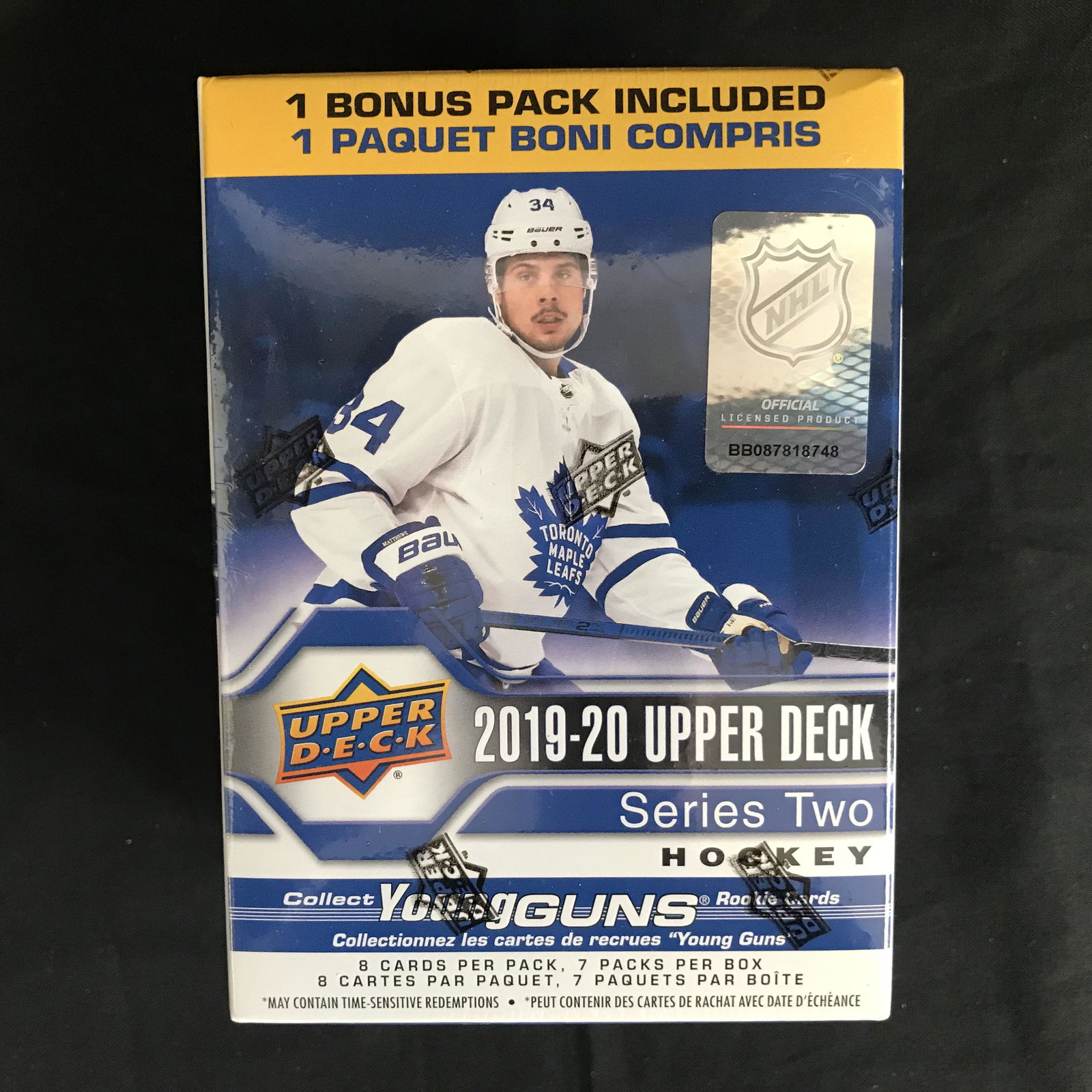 2019-20 UPPER DECK SERIES TWO HOCKEY BLASTER BOX (1 of 1)