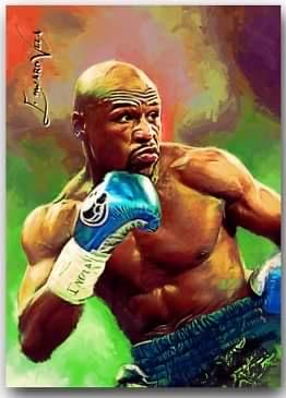 LTD EDITION EDWARD VELA SIGNED FLOYD MAYWEATHER JR. 25/: LTD EDITION EDWARD VELA SIGNED FLOYD MAYWEATHER JR. 25/50