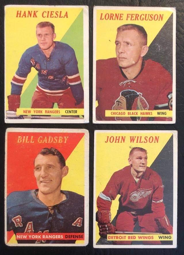 1958 TOPPS HOCKEY CARD LOT (1 of 2)