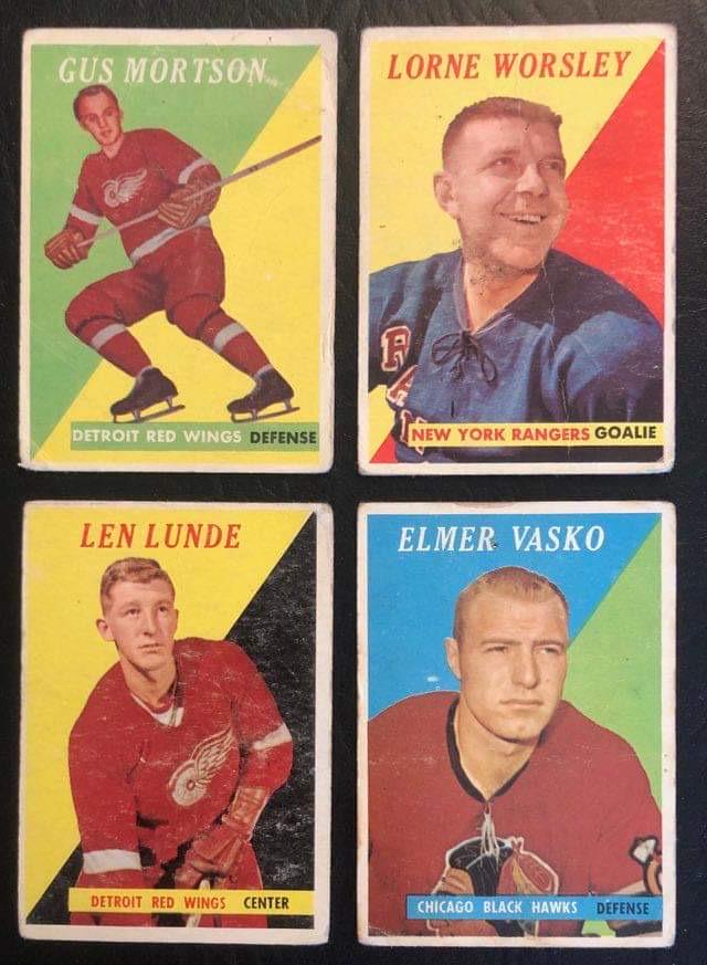 1958 TOPPS HOCKEY CARD LOT (1 of 2)