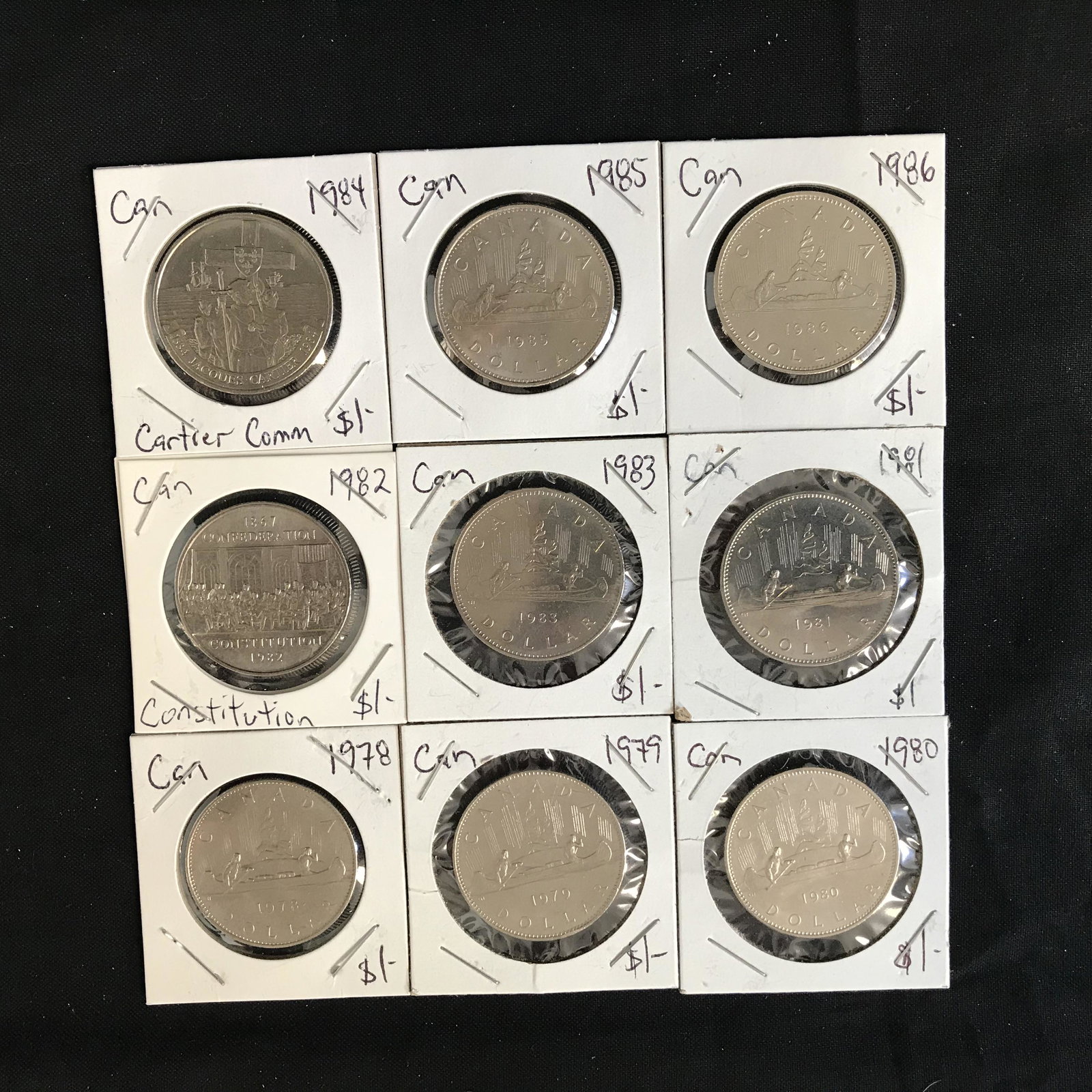 1970-80s CANADIAN DOLLAR LOT: 1970-80s CANADIAN DOLLAR LOT