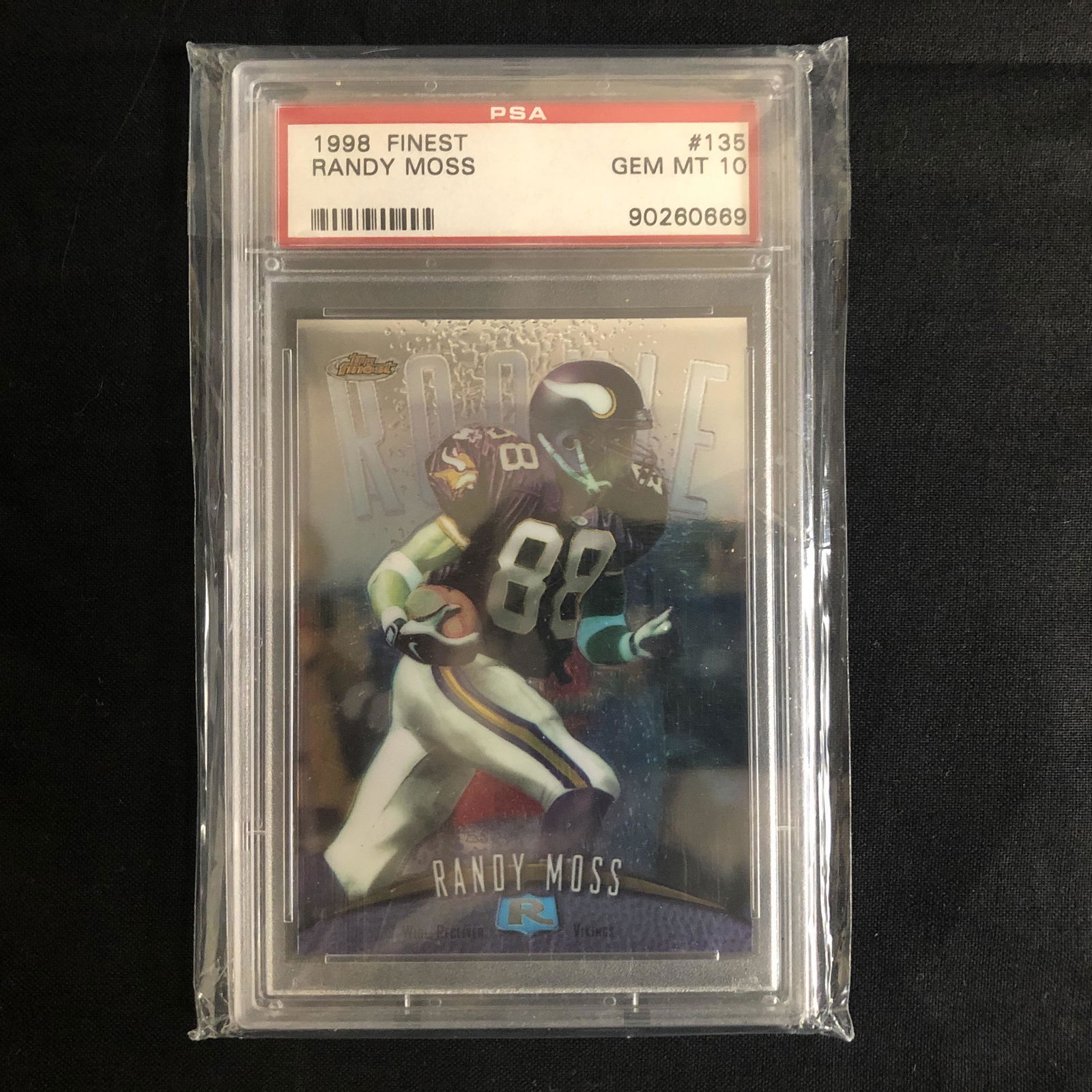 1998 FINEST RANDY MOSS RC PSA 10 (1 of 1)