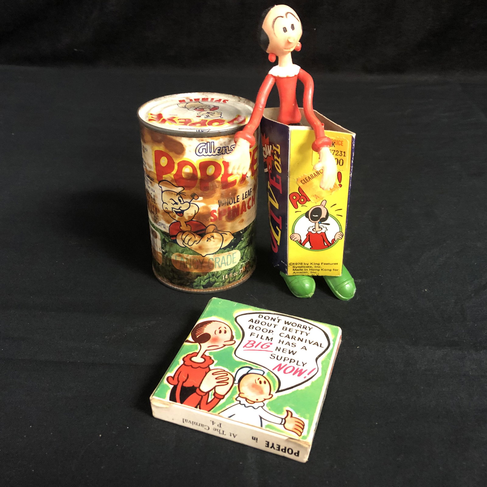 VINTAGE POPEYE COLLECTIBLES LOT: VINTAGE POPEYE COLLECTIBLES LOT