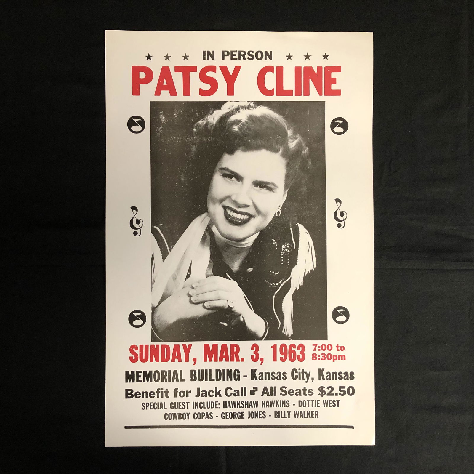 PATSY CLINE CONCERT POSTER (1 of 1)