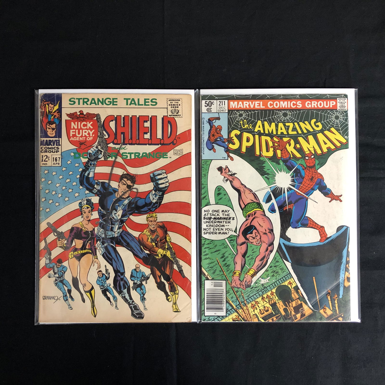 MARVEL COMICS BOOK LOT (STRANGE TALES #167/ The AMAZING (1 of 1)