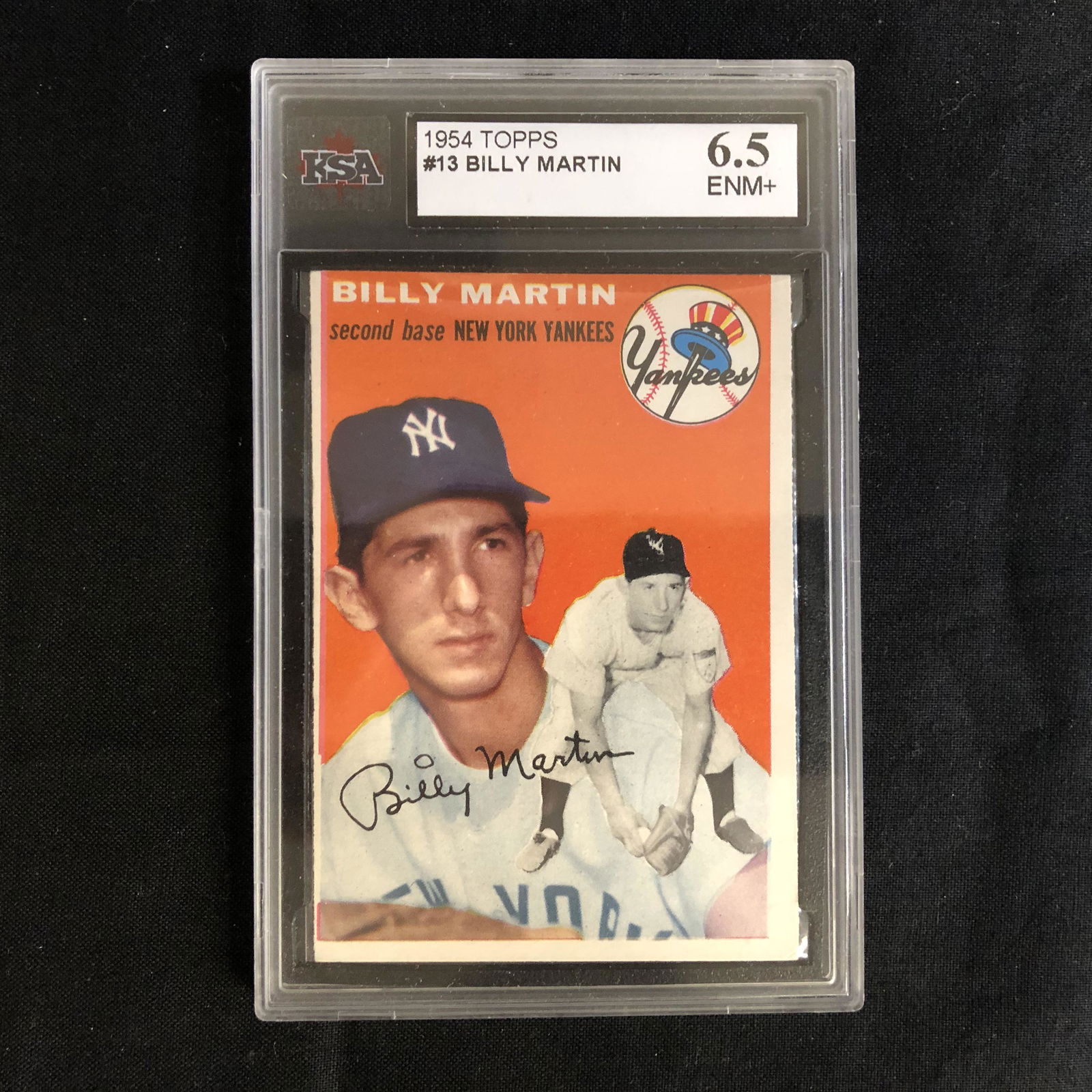 1954 TOPPS #13 BILLY MARTIN (6.5 ENM+) (1 of 2)