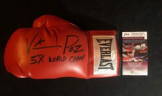 VINNY PAZ SIGNED BOXING GLOVE (JSA COA) (1 of 1)