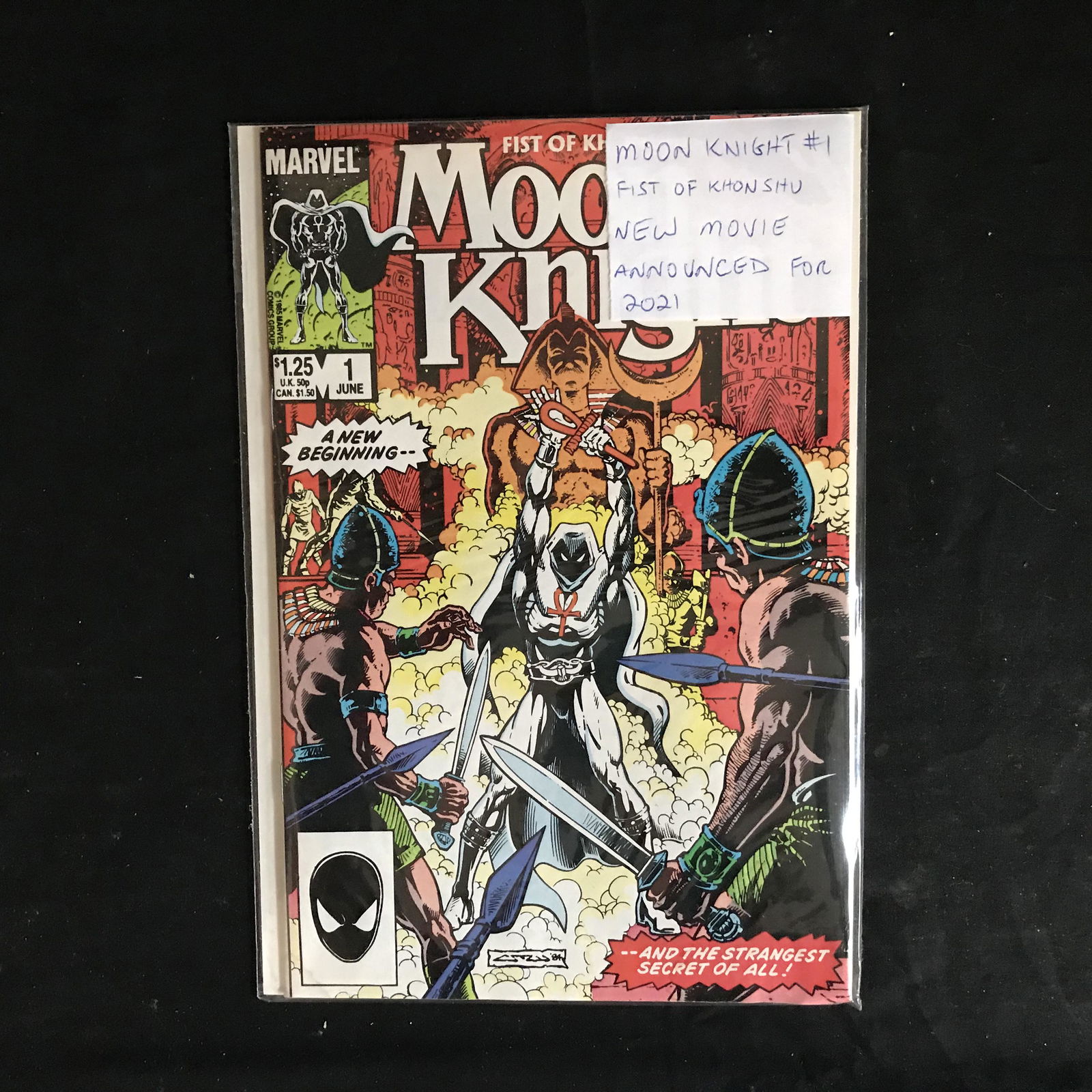 MARVEL COMICS MOONKNIGHT NO. 1 COMIC BOOK (1 of 1)