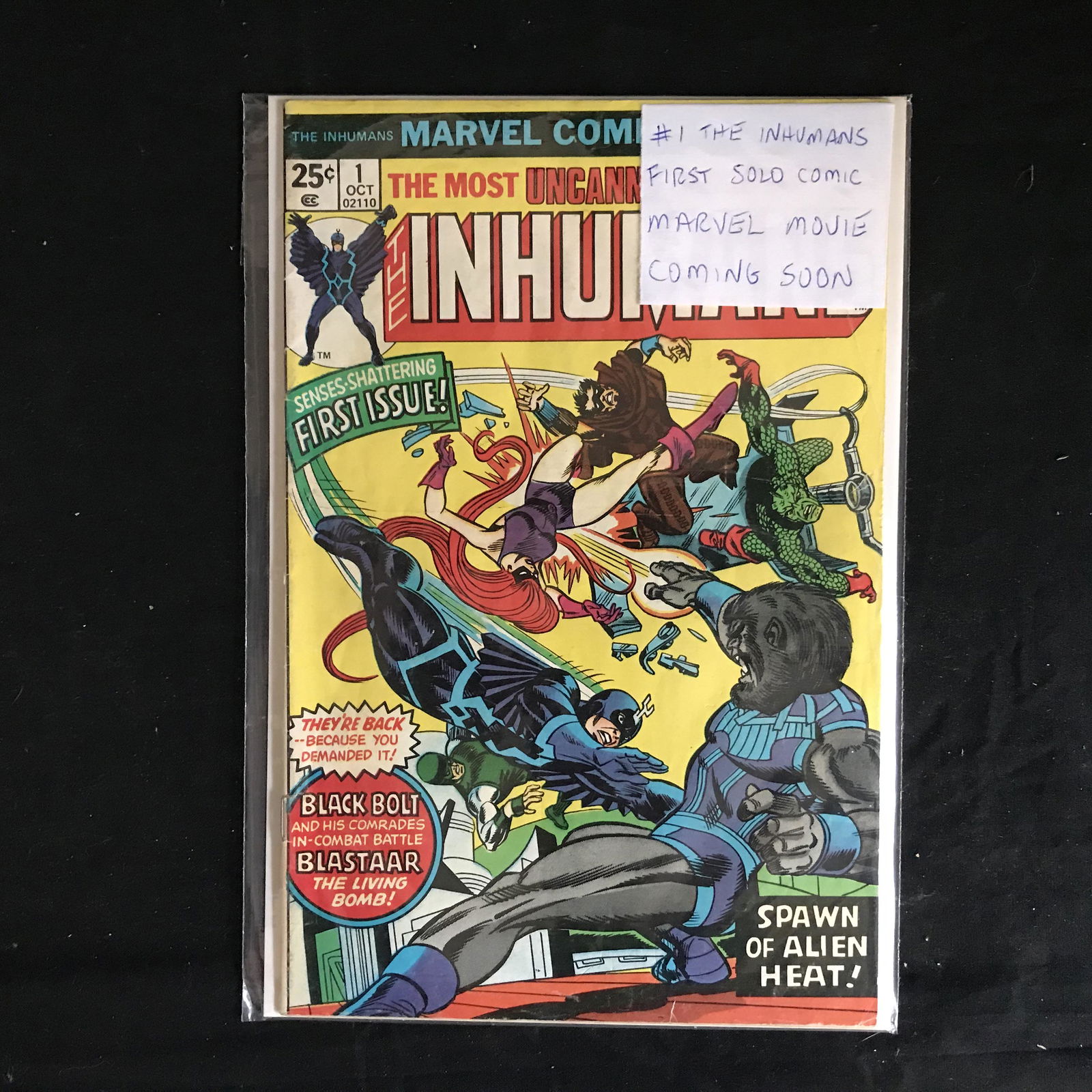 MARVEL COMICS INHUMANS NO.1 COMIC BOOK (1 of 1)