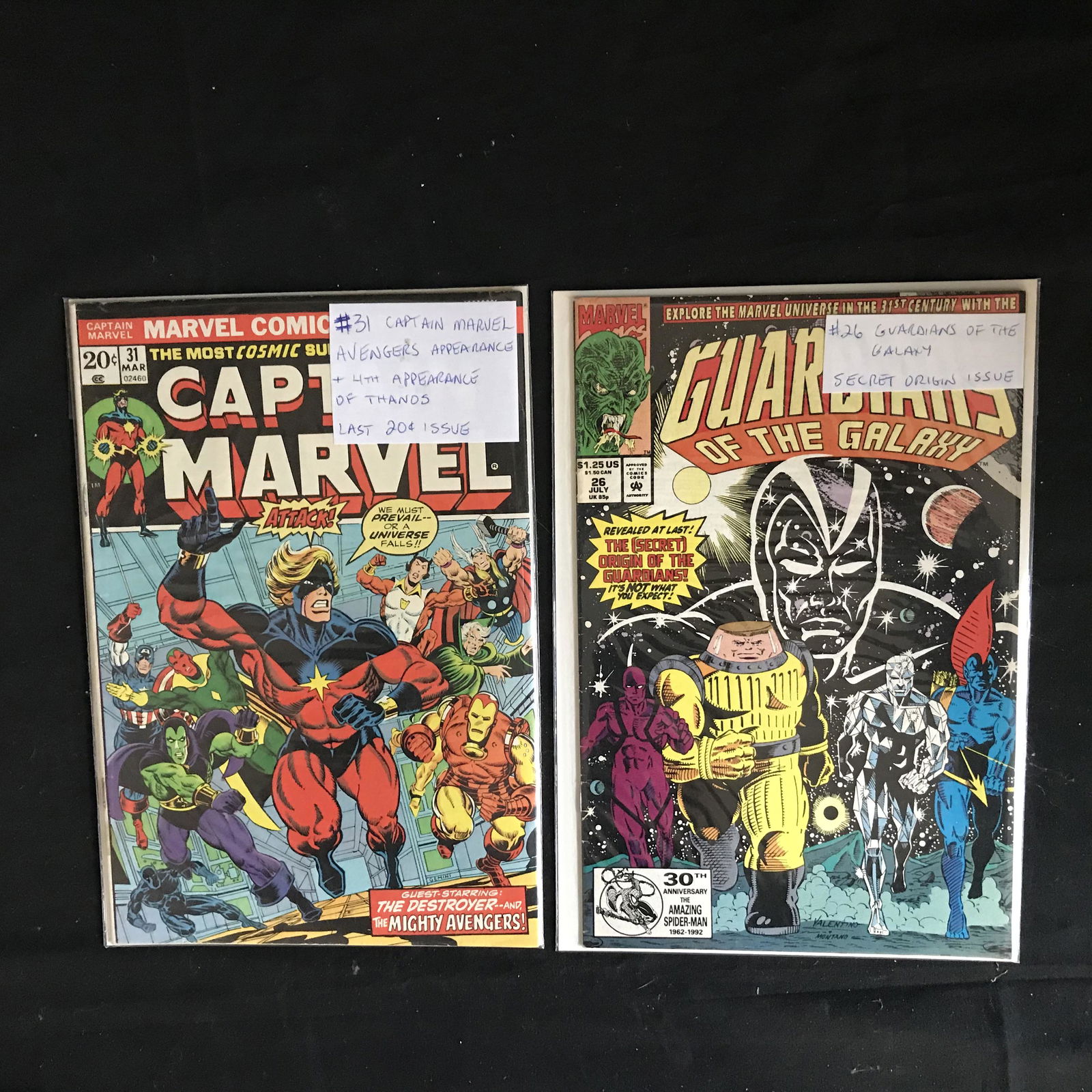 CAPTAIN MARVEL/GUARDIANS OF THE GALAXY COMIC BOOK LOT (1 of 1)