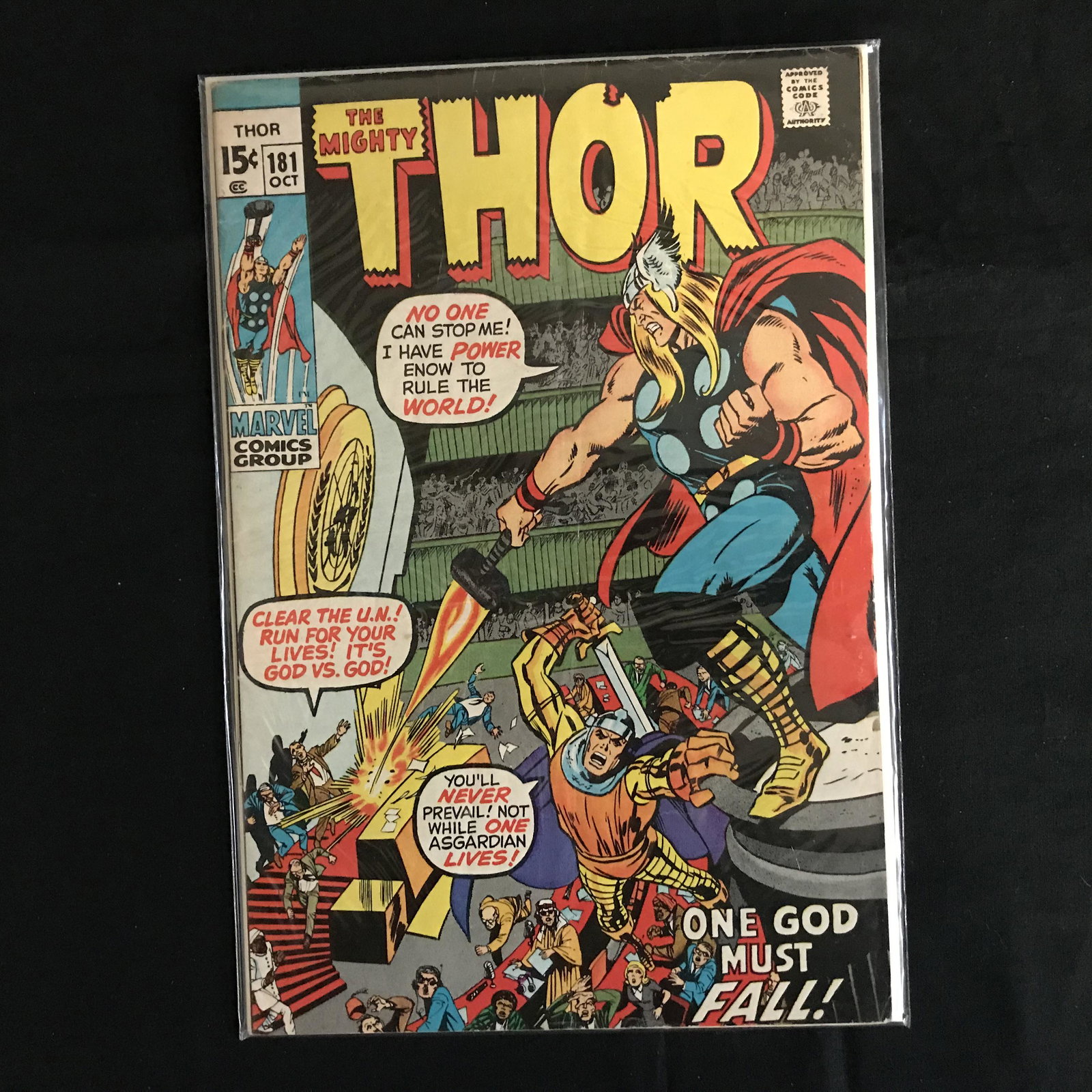 MARVEL COMICS THE MIGHTY THOR NO. 181: MARVEL COMICS THE MIGHTY THOR NO. 181