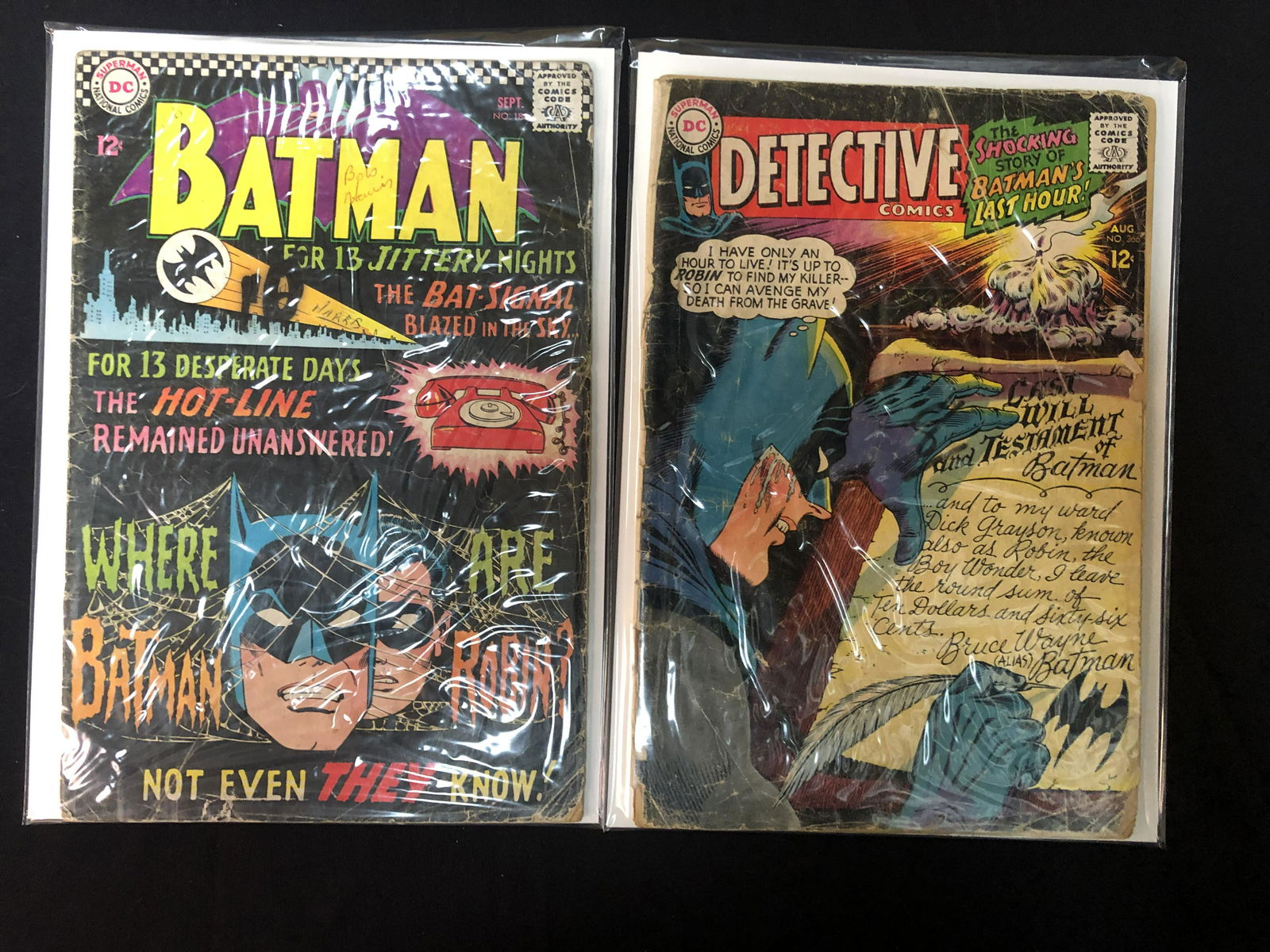 DC COMICS BOOK LOT (BATMAN #18/ DETECTIVE COMICS #366) (1 of 1)