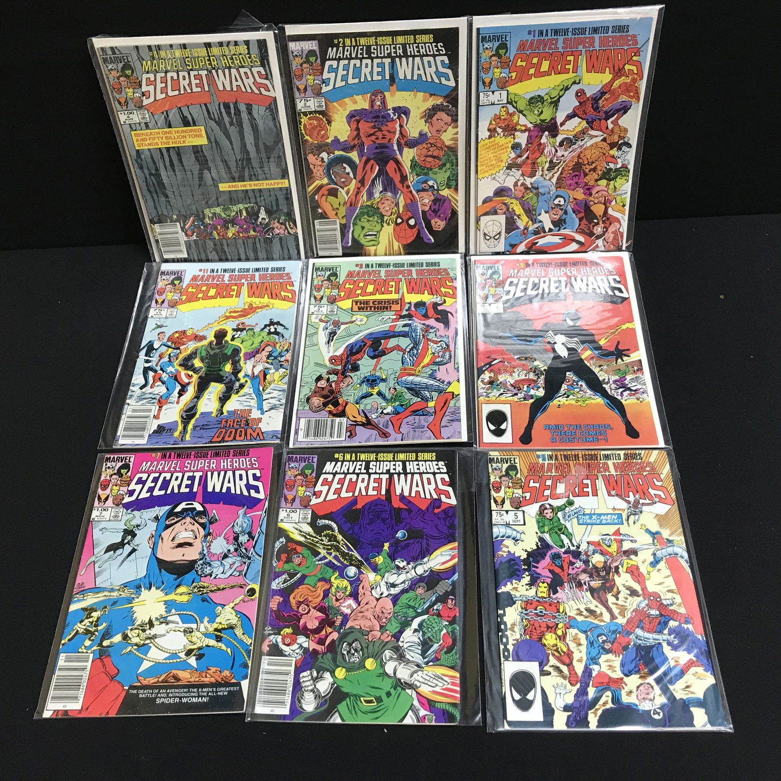 SECRET WARS COMIC BOOK LOT (MARVEL COMICS) (1 of 1)