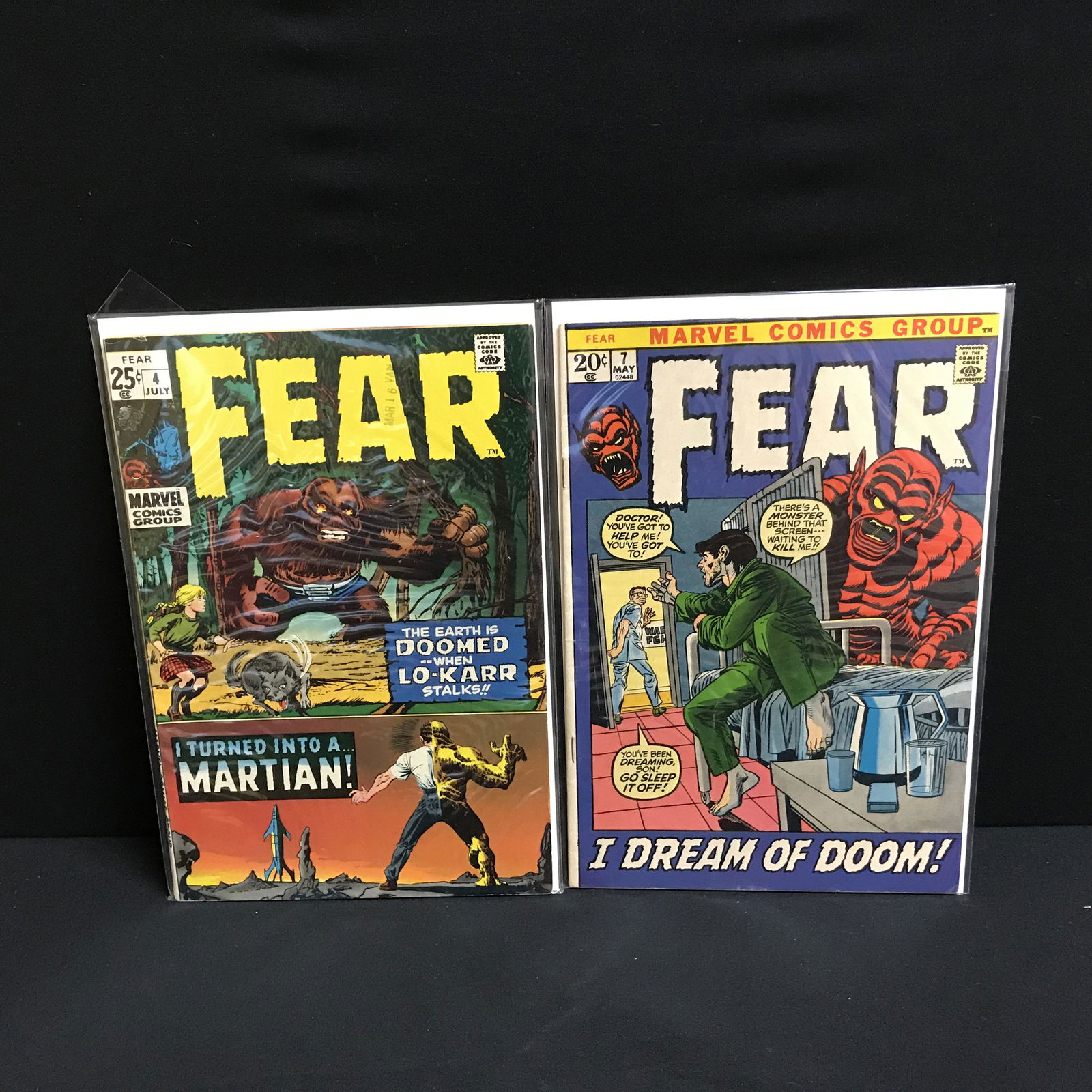 FEAR COMIC BOOK LOT (MARVEL COMICS) (1 of 1)