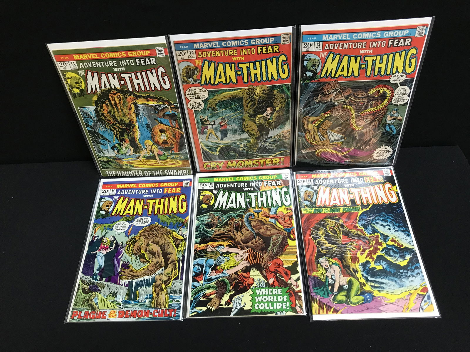 The MAN-THING Comic Book Lot (MARVEL COMICS) (1 of 1)