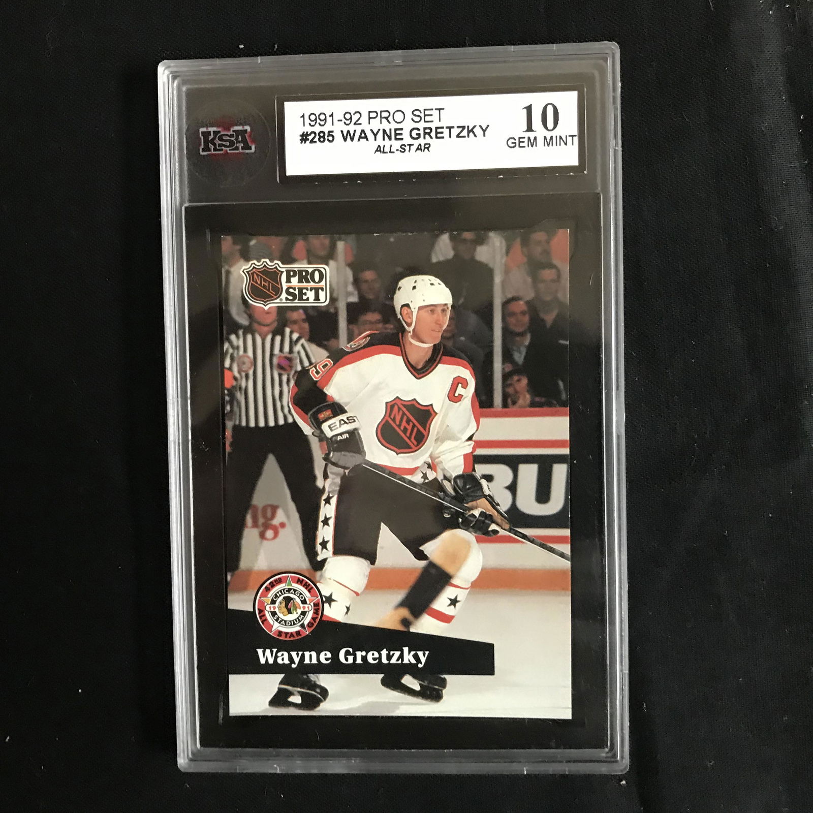 1991-92 PRO SET #285 WAYNE GRETZKY All-Star (10 GEM (1 of 1)