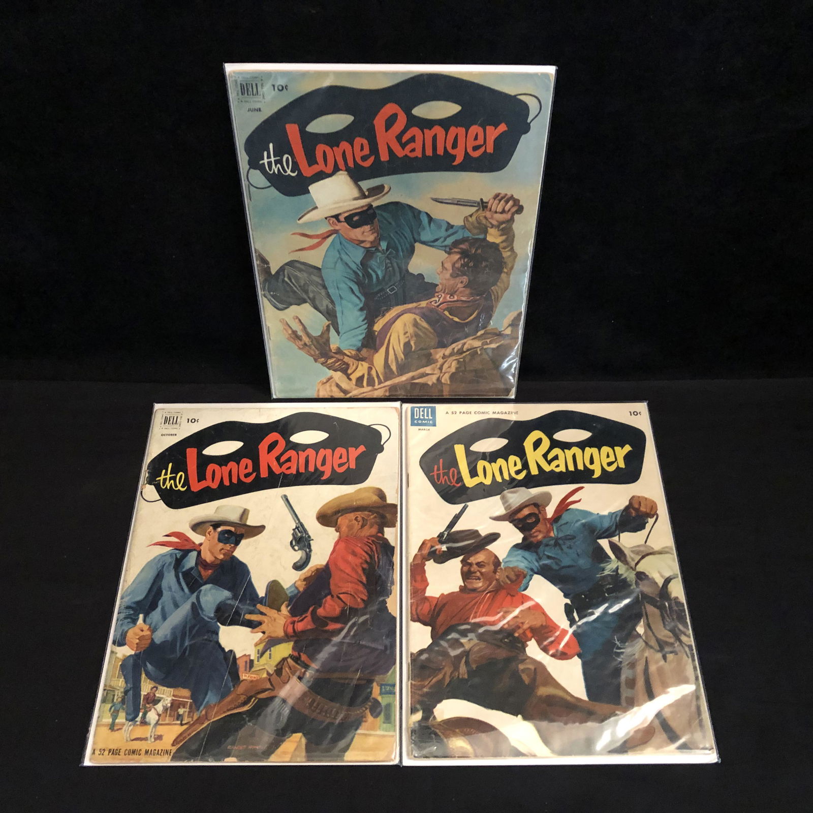 VINTAGE The LONE RANGER COMIC BOOK LOT (DELL COMICS) (1 of 1)