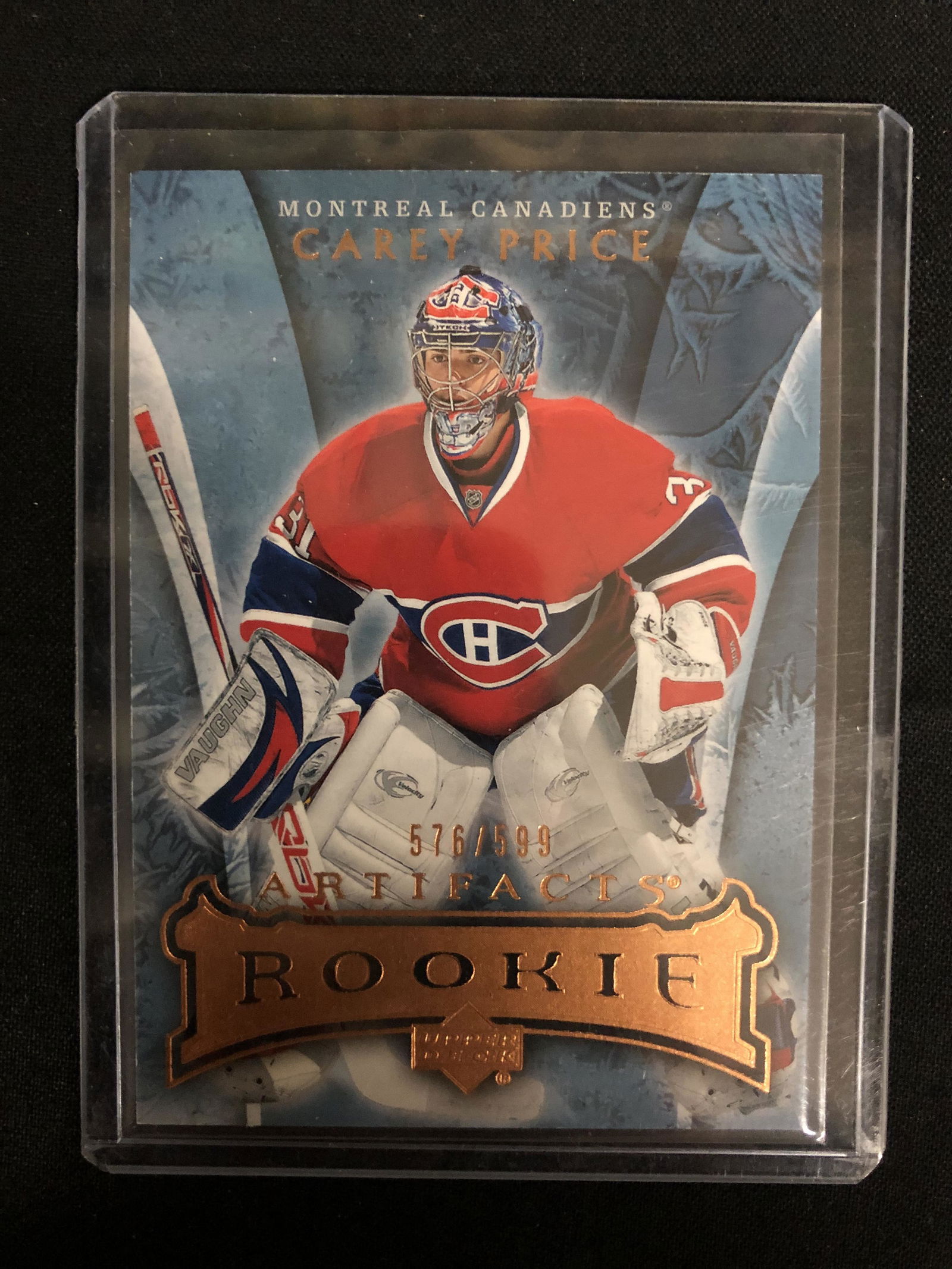 2007-08 UPPER DECK ARTIFACTS HOCKEY #205 CAREY PRICE RC (1 of 2)
